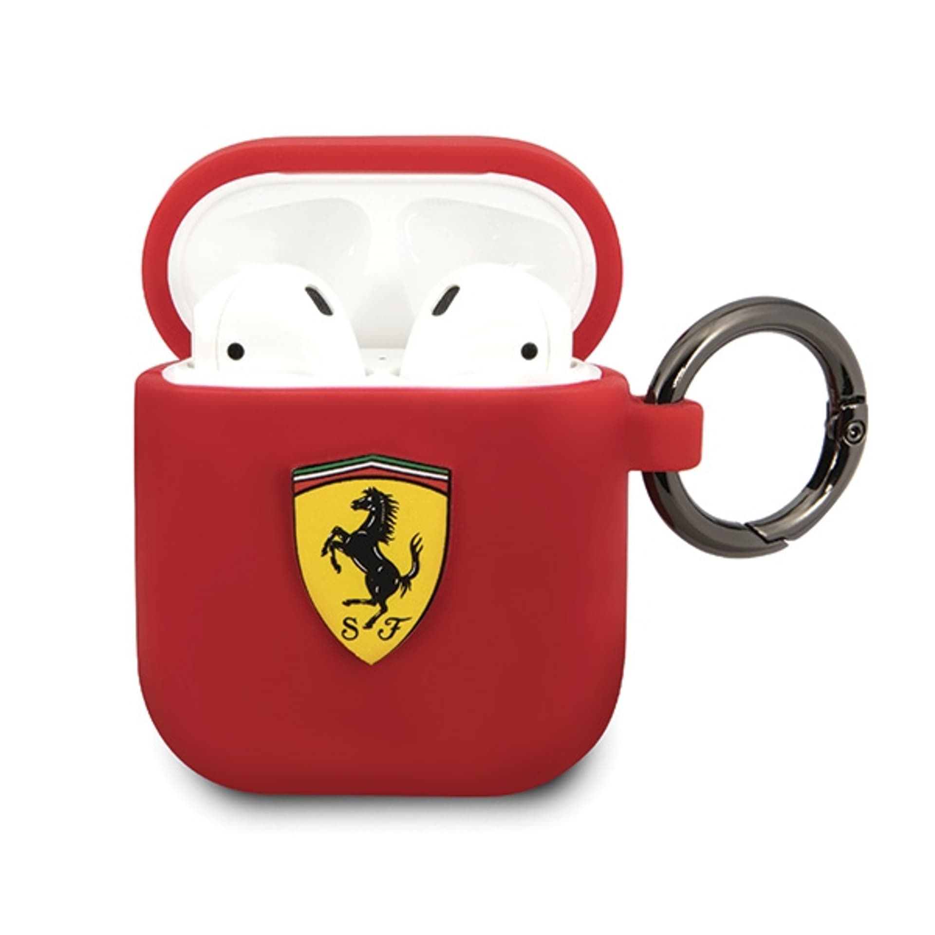 

Ferrari FESACCSILSHRE AirPods cover czerwony/red Silicone
