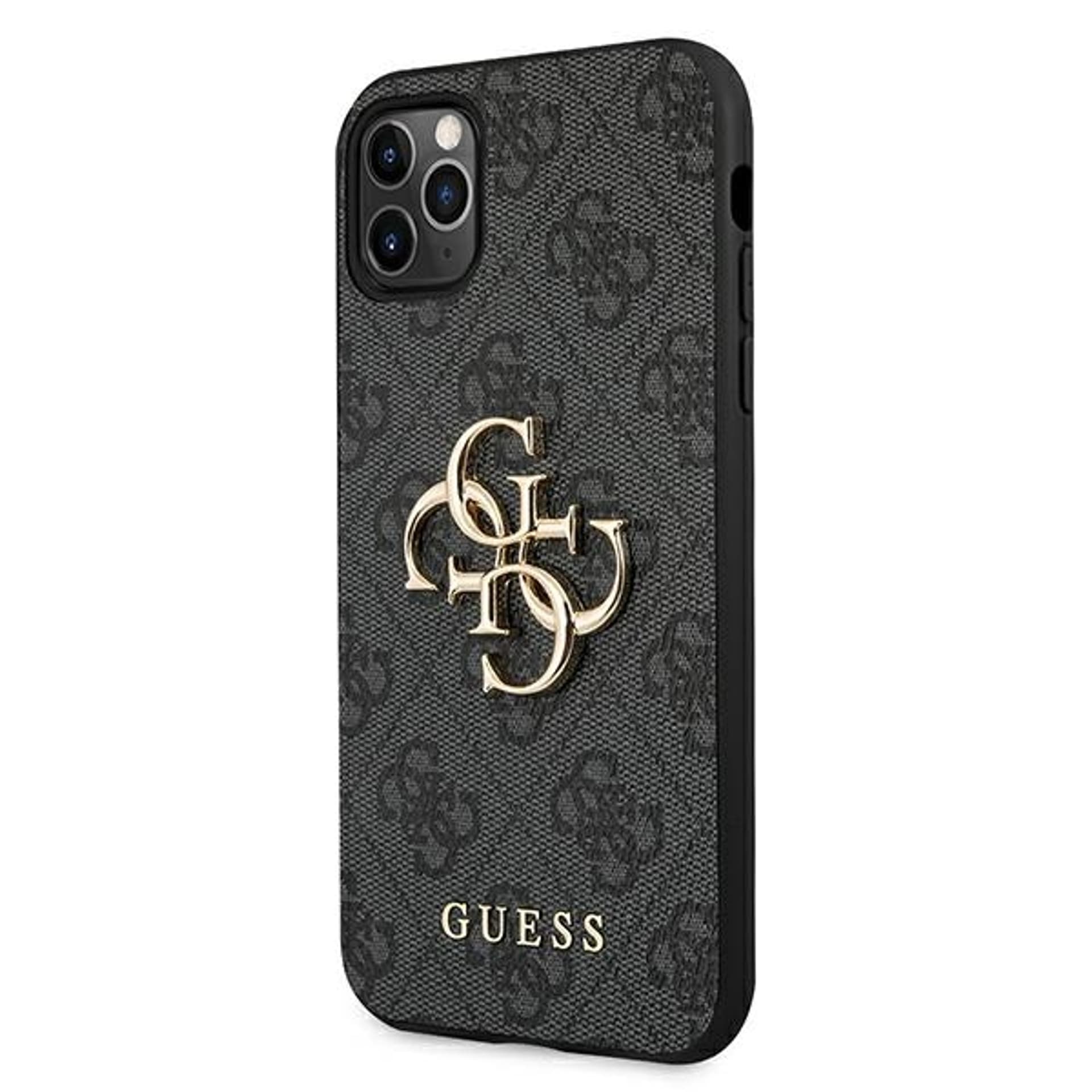 

Guess GUHCN654GMGGR iPhone 11 Pro Max szary/grey hardcase 4G Big Metal Logo