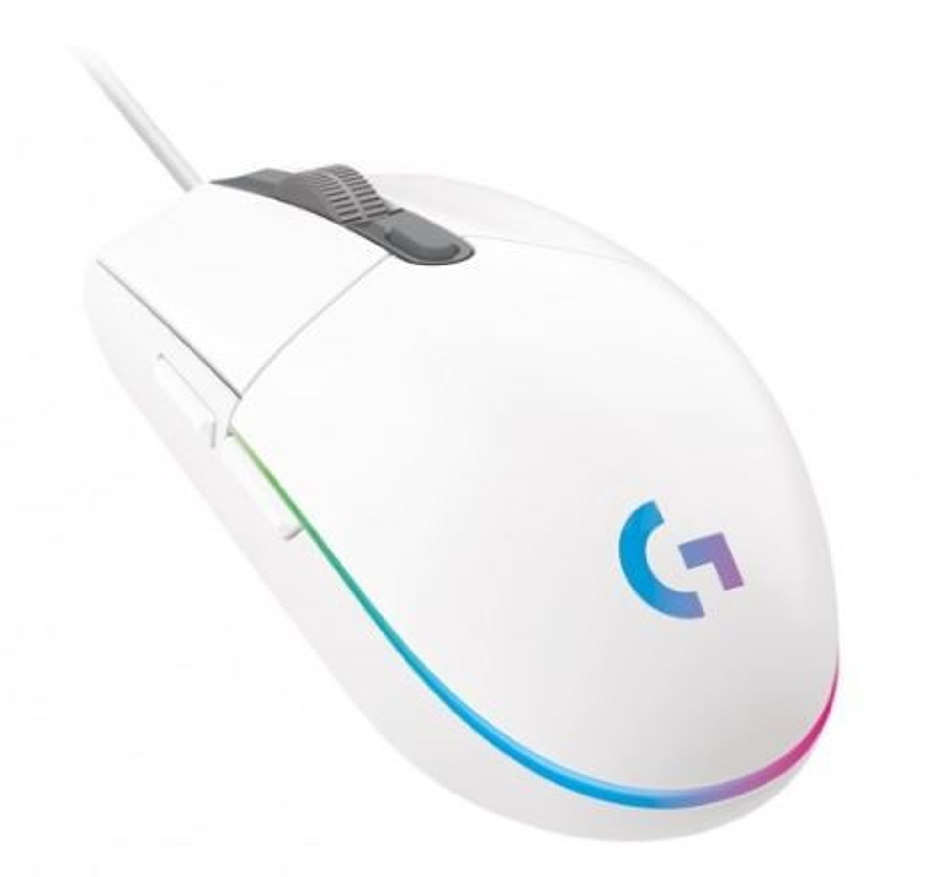 

Mysz Przewodowa LOGITECH G102 Biały 910-005824