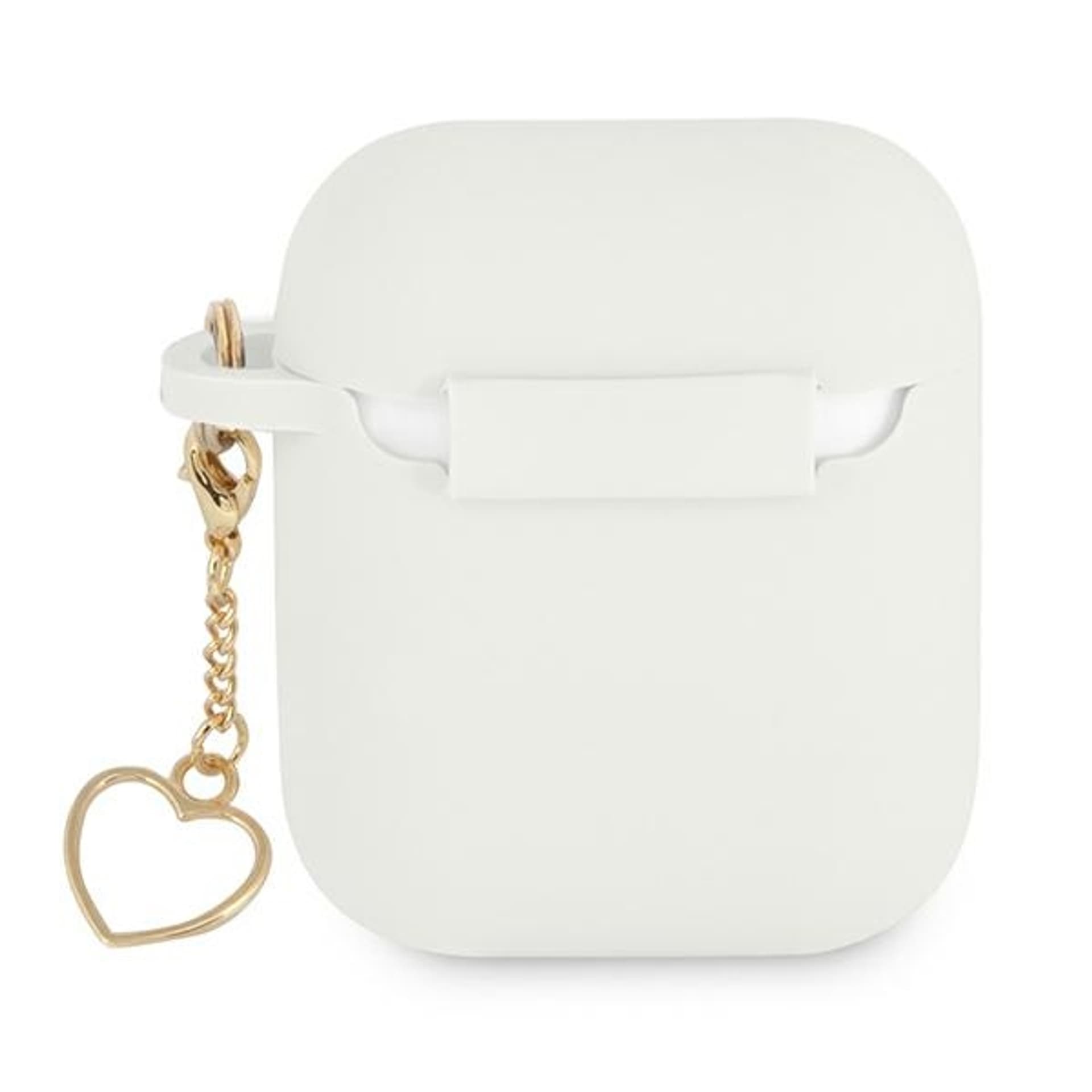 

Guess GUA2LSCHSH AirPods cover biały/white Silicone Charm Heart Collection
