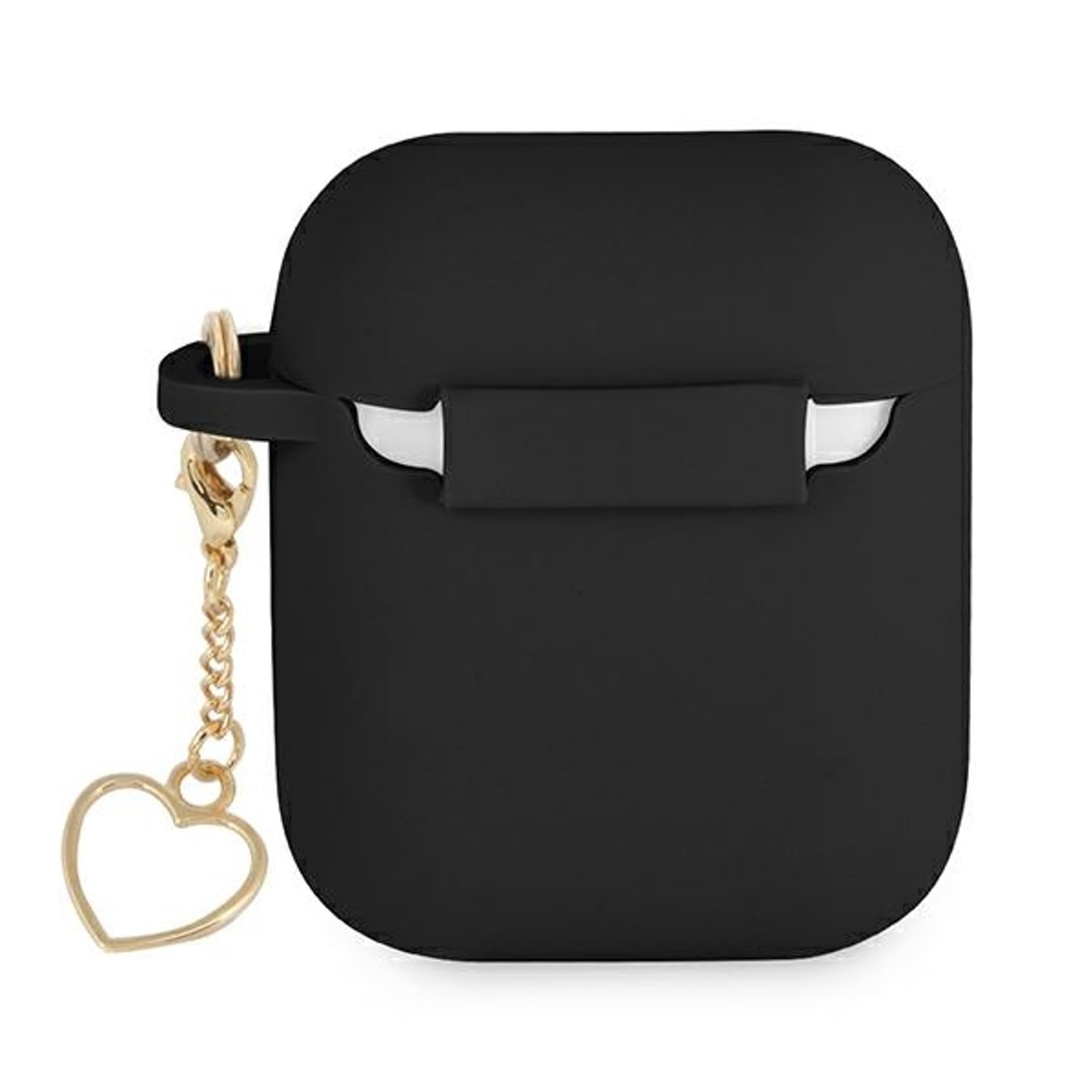 

Guess GUA2LSCHSK AirPods cover czarny/black Silicone Charm Heart Collection