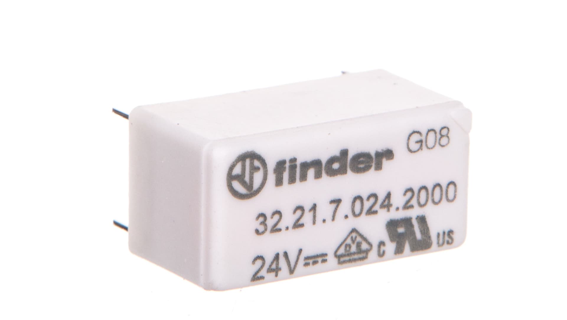 

Przekaźnik miniaturowy 1P 6A 24V DC, styk AgCdO, zacisk PCB, wykonanie szczelne RTIII 32.21.7.024.2000