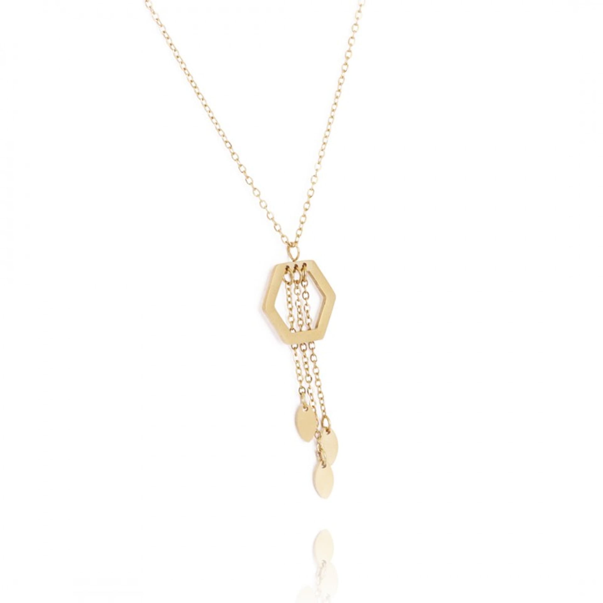 

Naszyjnik stal chirurgiczna pozłacana 14k gold NST1379