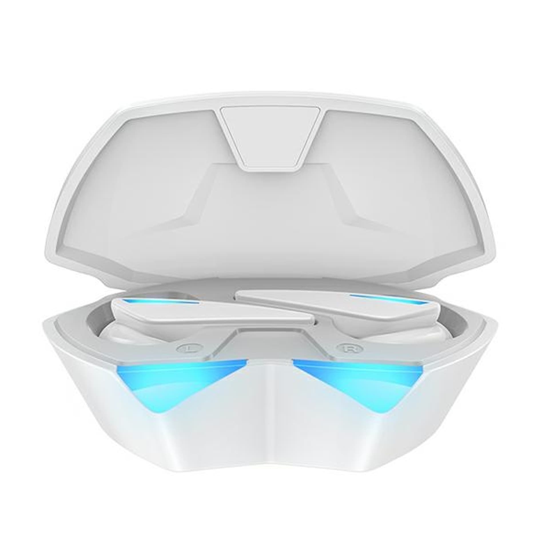

AWEI słuchawki Bluetooth 5.0 T23 TWS + stacja dokująca gamingowe biały/white