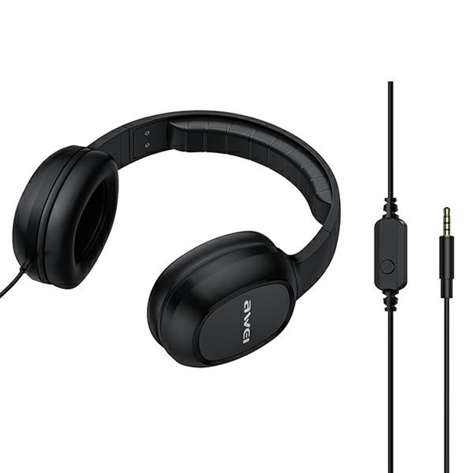

AWEI słuchawki nauszne GM-6 jack 3,5mm czarny/black