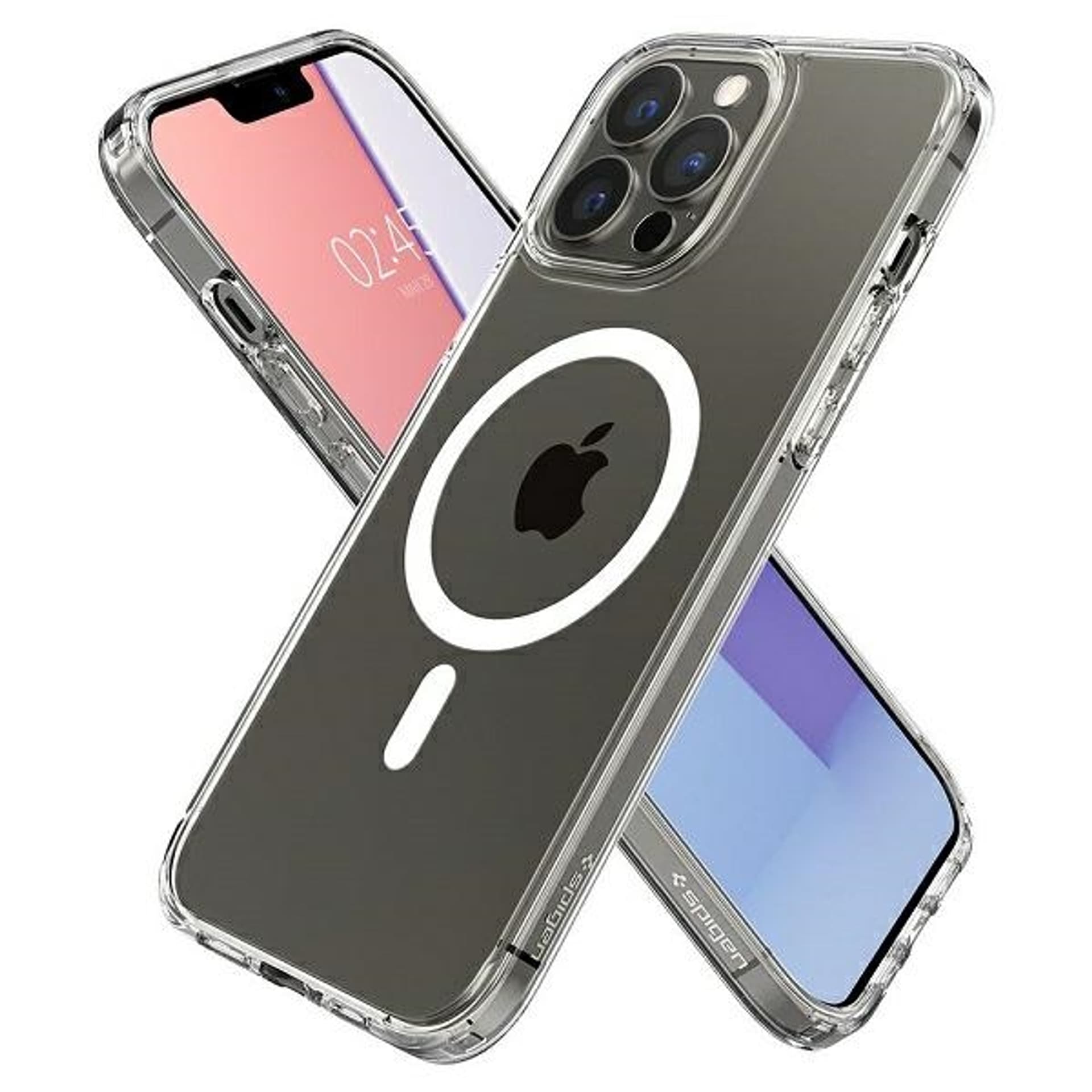 

Spigen Ultra Hybrid Mag iPhone 13 Pro Ma x 6.7" Magsafe biały/white ACS03210