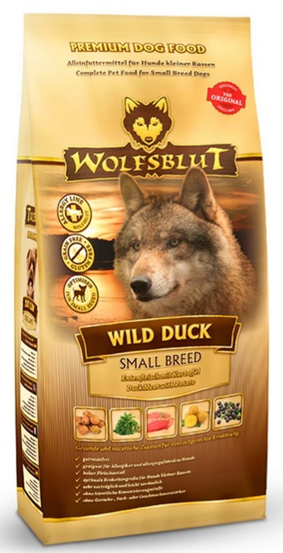 

Wolfsblut Dog Wild Duck Small kaczka i bataty 2kg