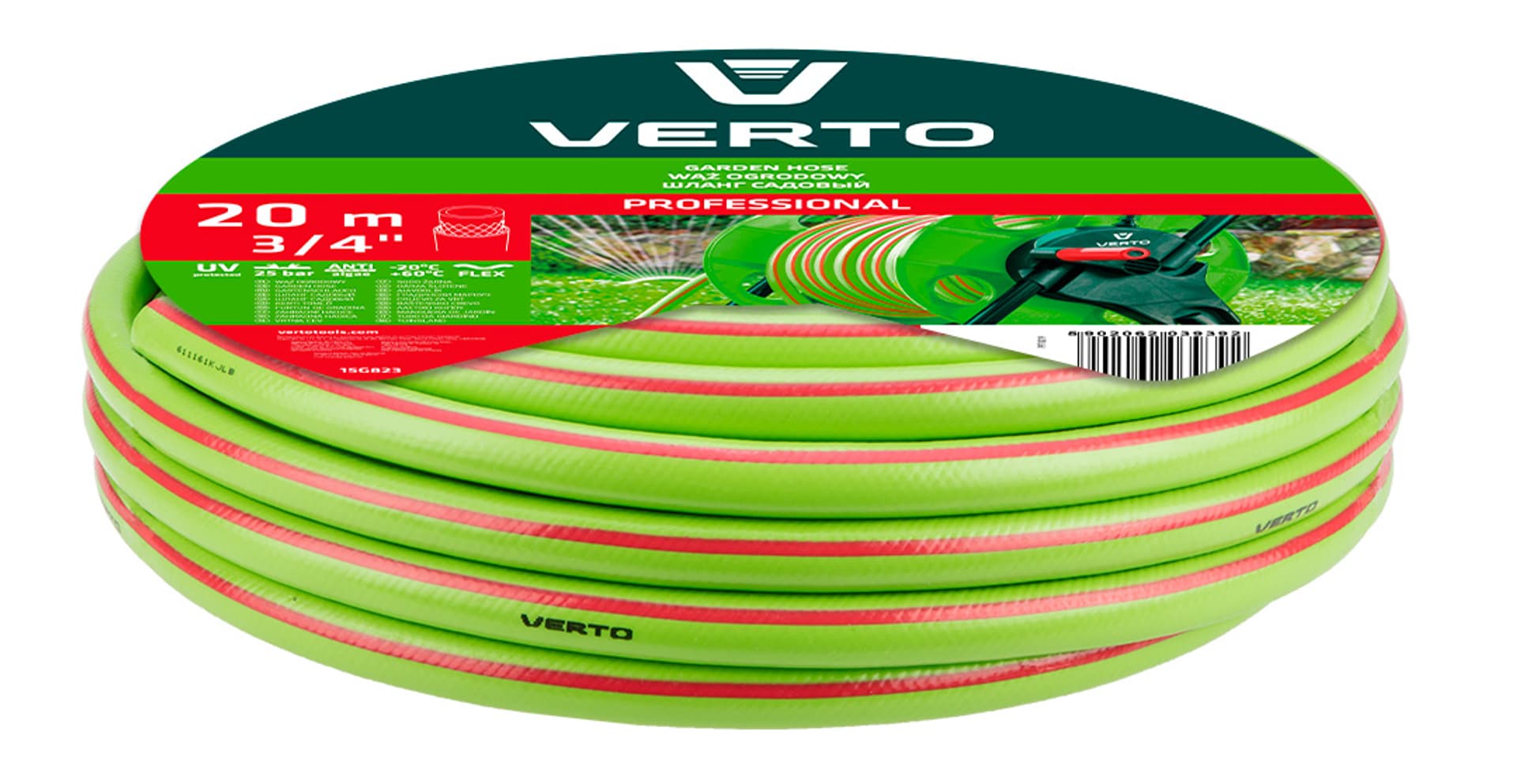 

Wąż ogrodowy 20 m, 3/4"PROFESSIONAL