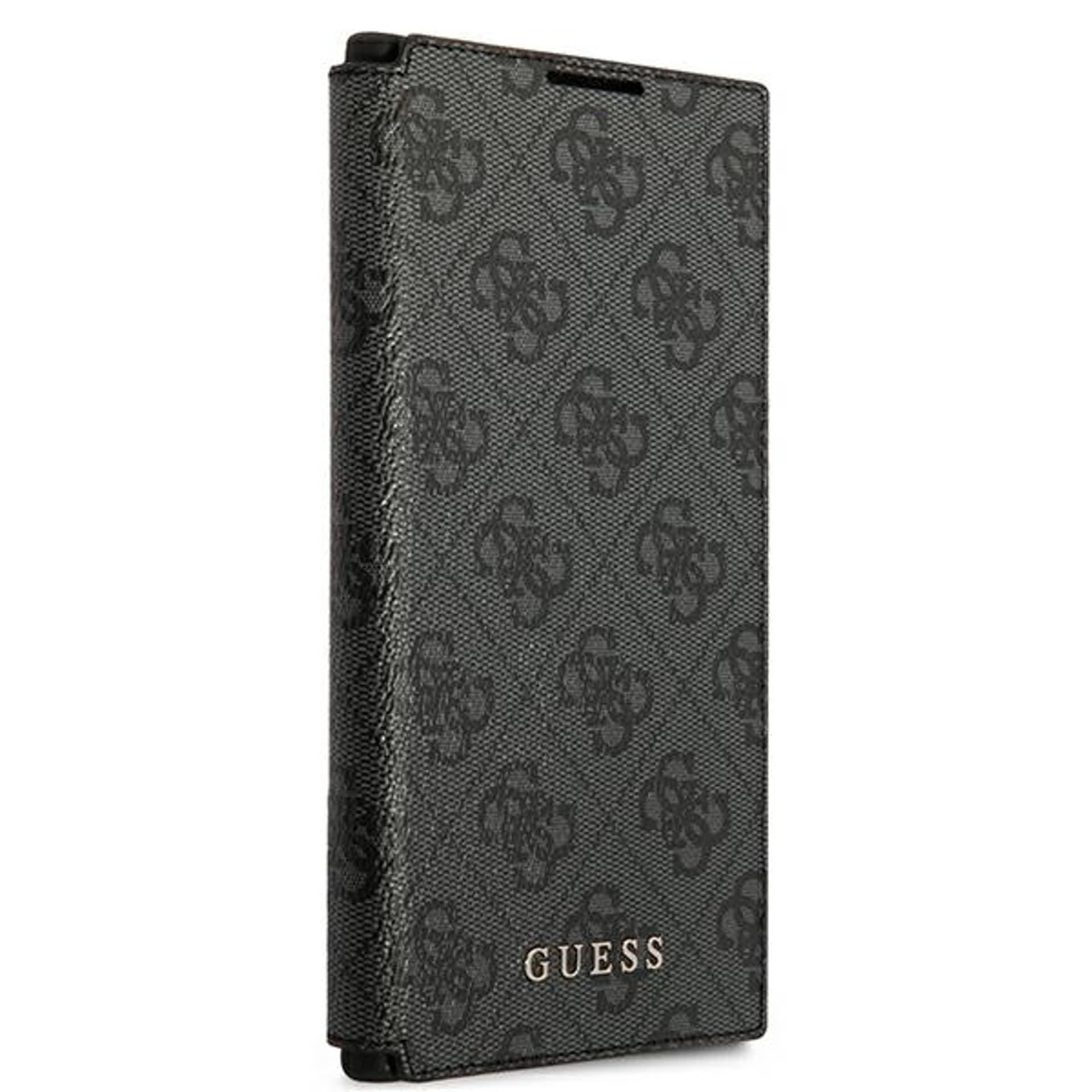 

Guess GUBKS22LG4GFGR S22 Ultra S908 szary/grey book 4G Metal Gold Logo