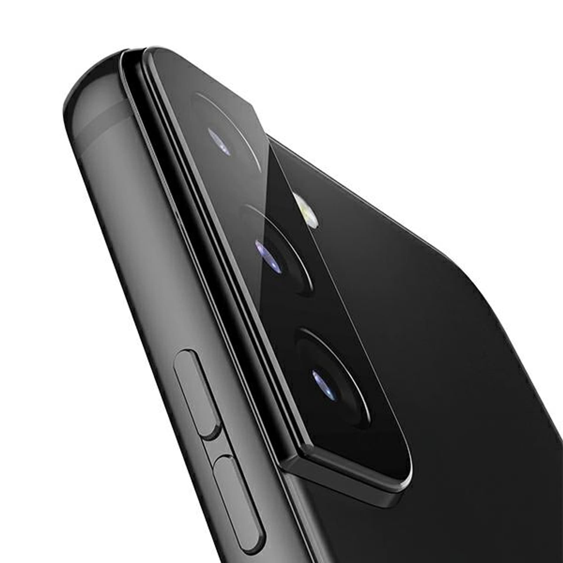 

Spigen Optik.Tr Camera Sam S22/S22 Plus S901/S906 szkło hartowane na aparat czarne 2 szt. AGL04146