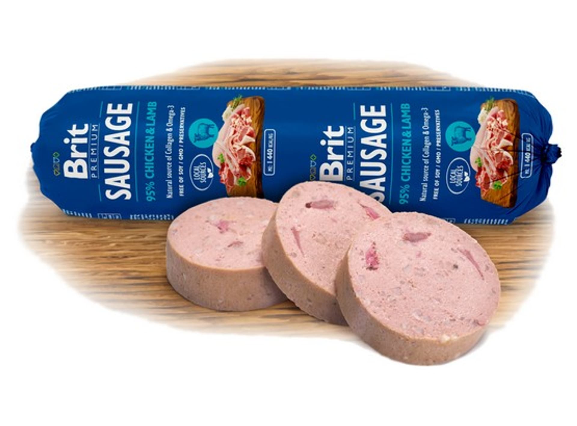 

Brit Premium Sausage Chicken & Lamb 800g