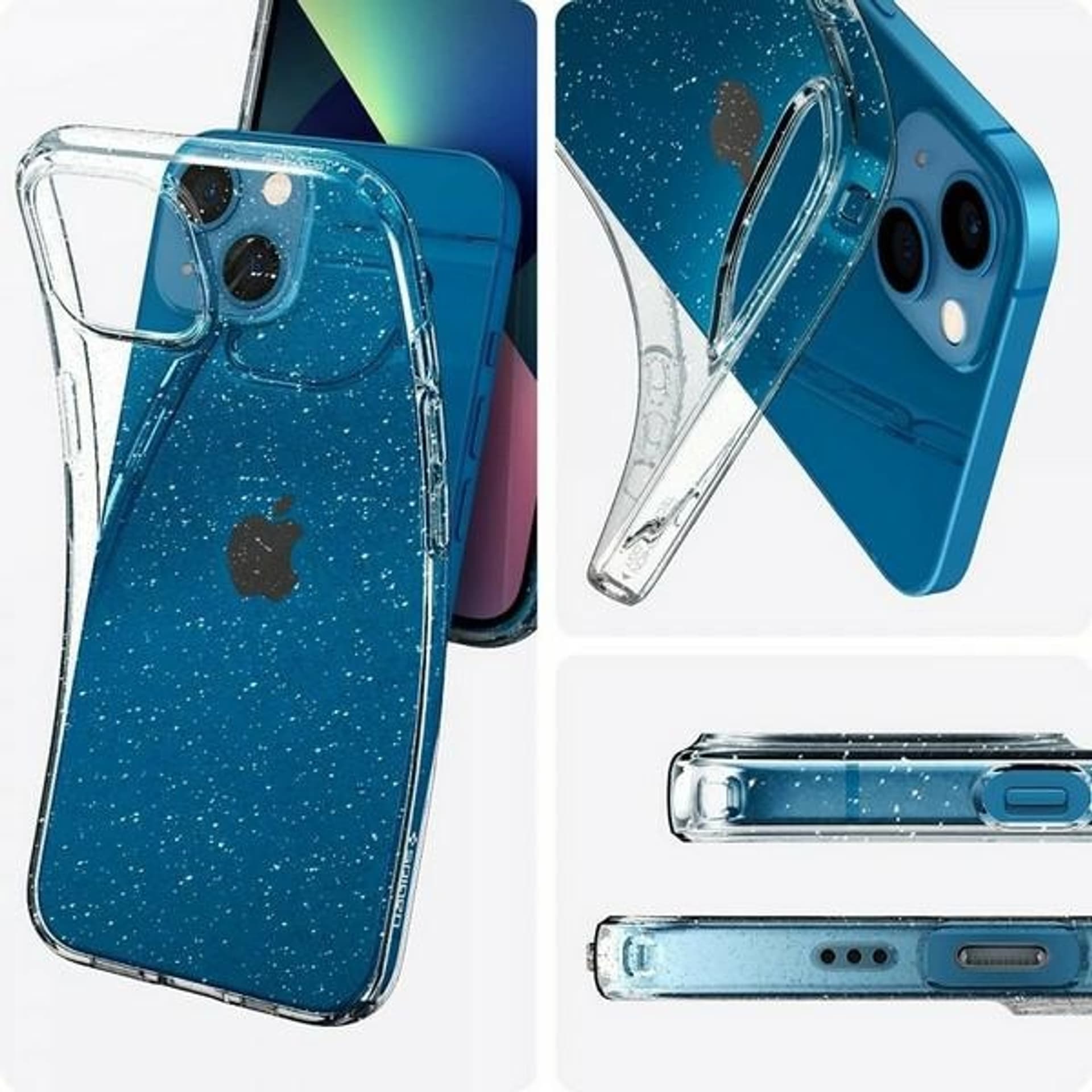 

Spigen Liquid Crystal Glitter iPhone 13 Mini 5.4" Glitter crystal ACS03312