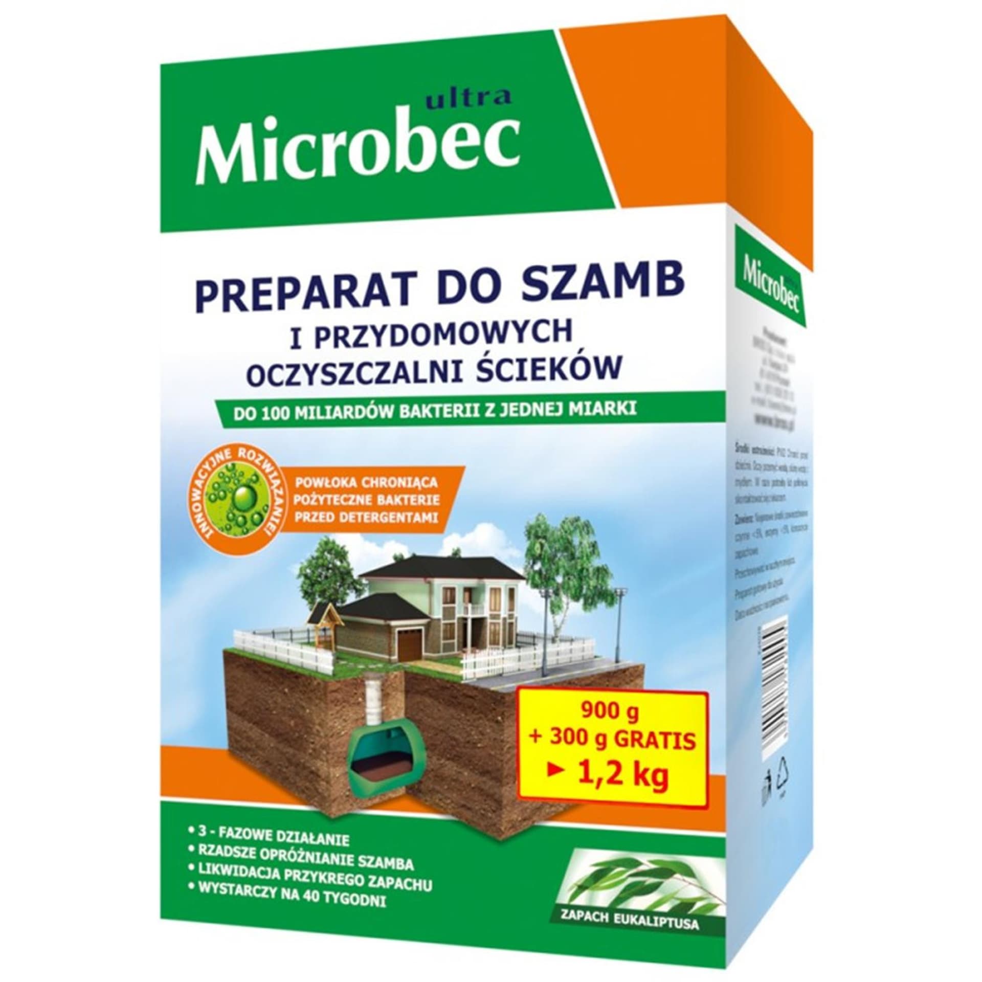 

Microbec Ultra do przydomowych oczyszczalni 1,2kg