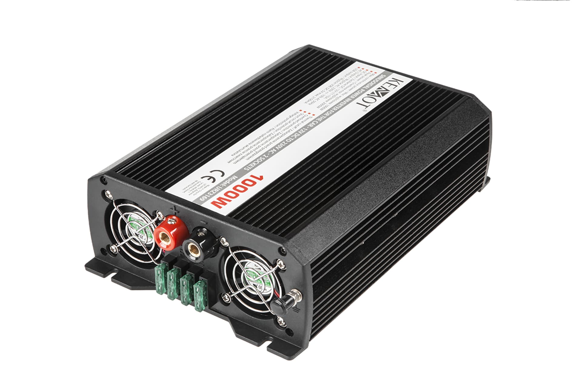 

Przetwornica KEMOT 12V/230V 1000W 2 gniazda typu F :niemieckie
