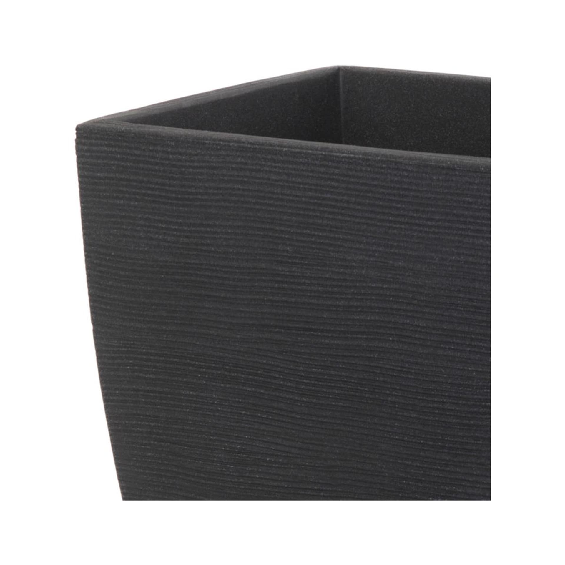 

Donica Ribbed kwadrat antracyt 60 cm