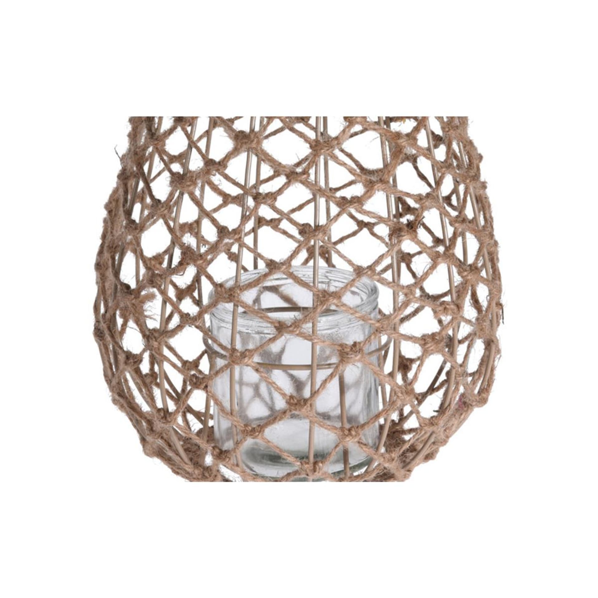 

Lampion wiszący pleciony Boho 29 cm