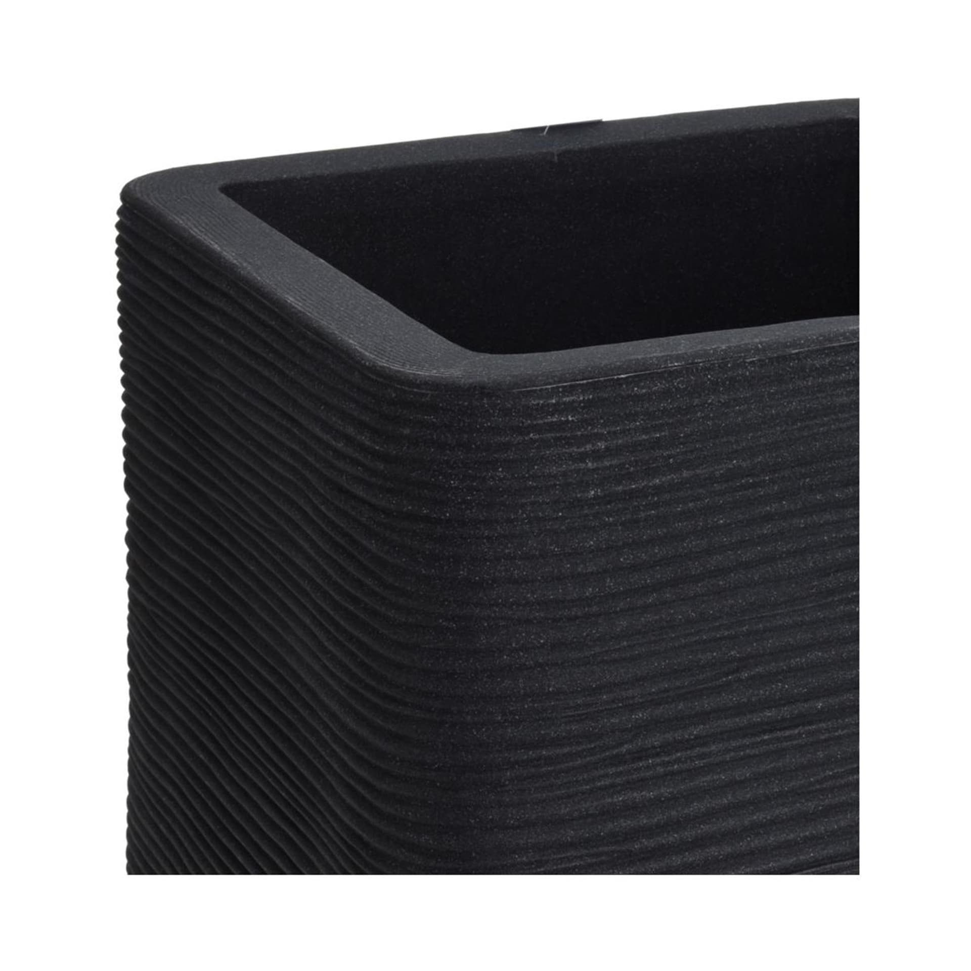 

Donica Ribbed kwadrat antracyt 40x34 cm