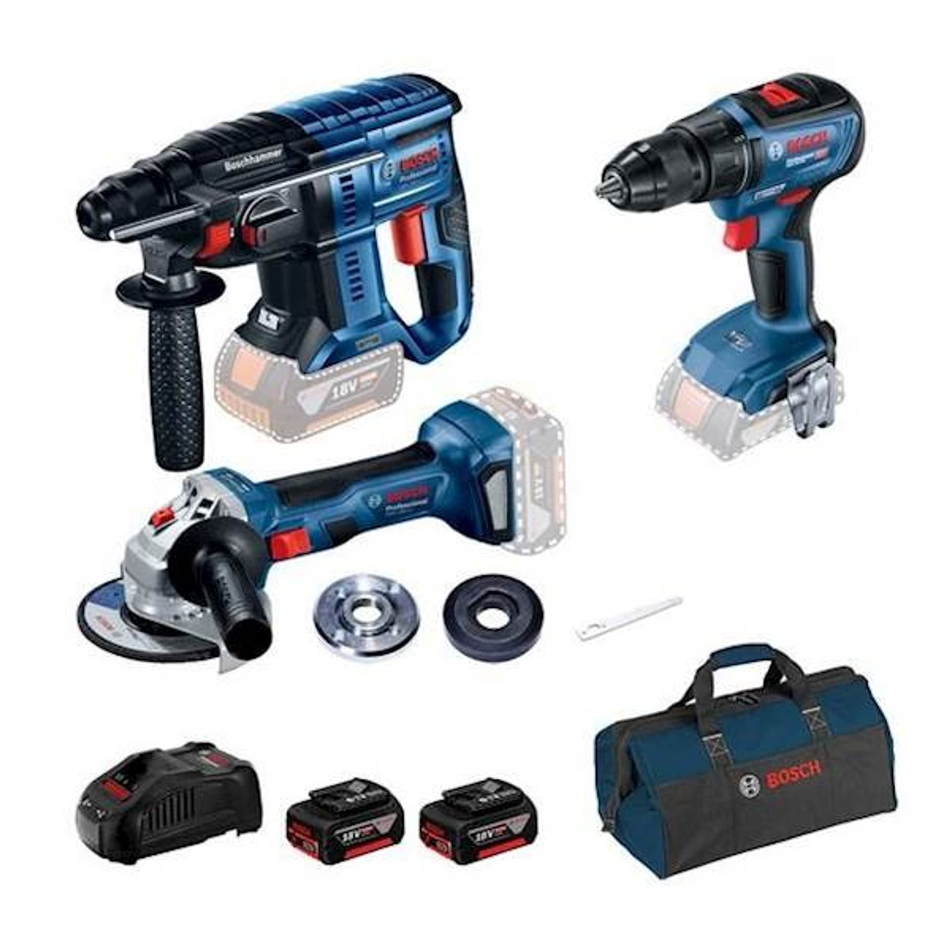 

ZESTAW NARZĘDZI GBH180LI+GWS180LI+GSR18V-50 2*5.0AH