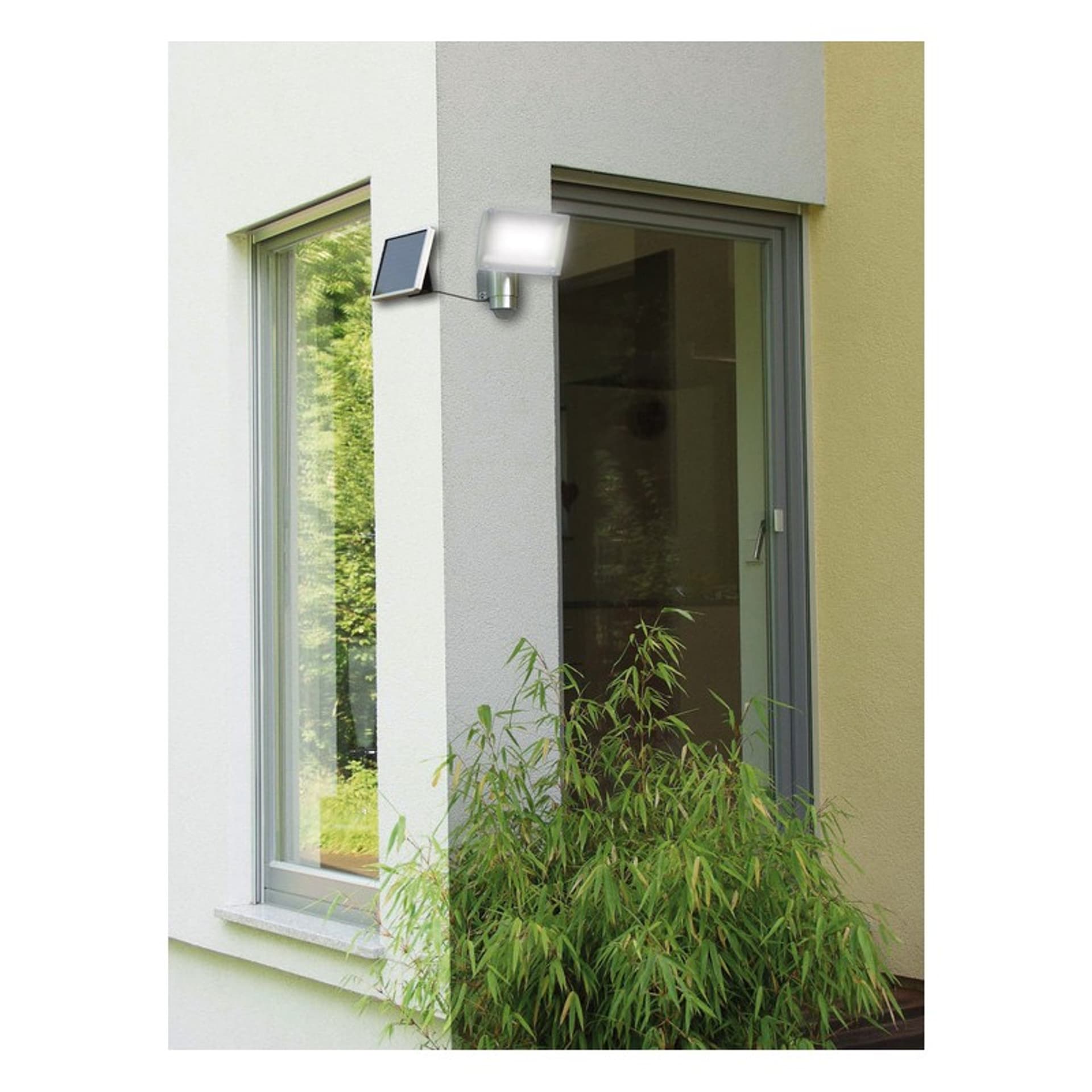 

Zewnętrzna lampa solarna LED SOL 80 ALU, IP44 z czujnikiem ruchu 8xLED 0,5W 350lm Brennenstuhl 1170840