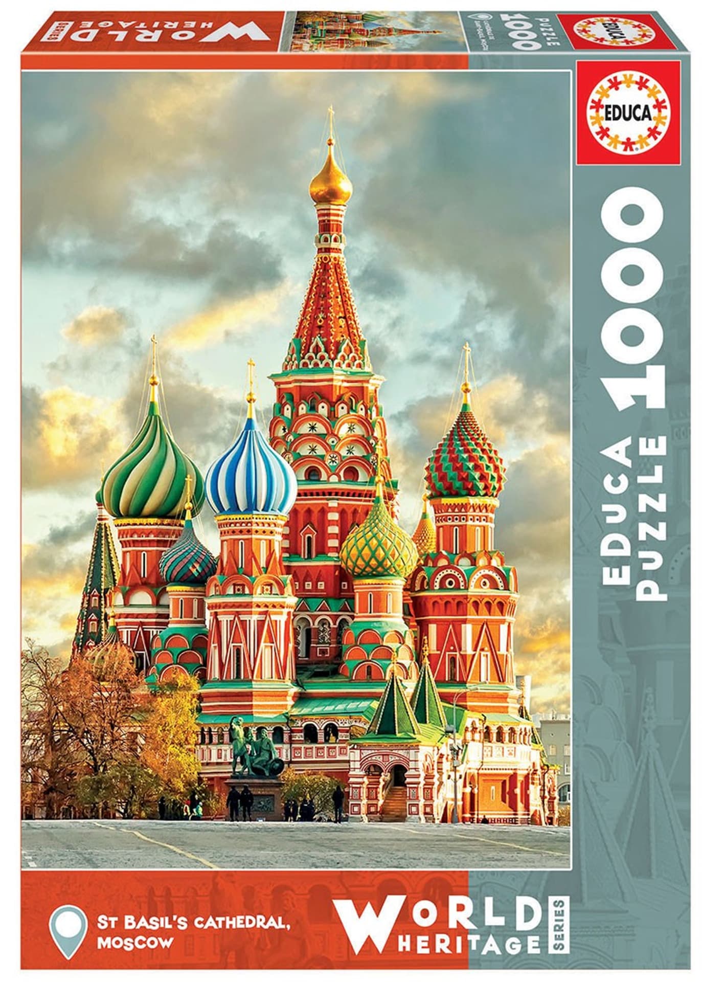 

Puzzle 1000 elementów Cerkiew Wasyla Błogosławionego