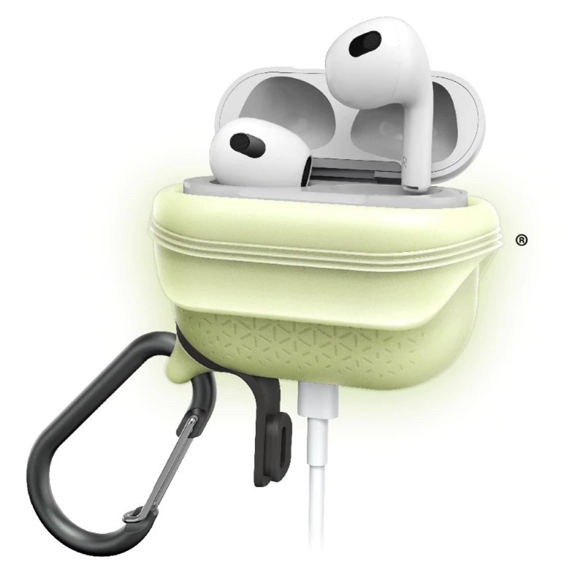 

Catalyst Etui Waterproof Vibe do AirPods (3 gen.) świecące w ciemności, 3 gen.) świecące w ciemnośc