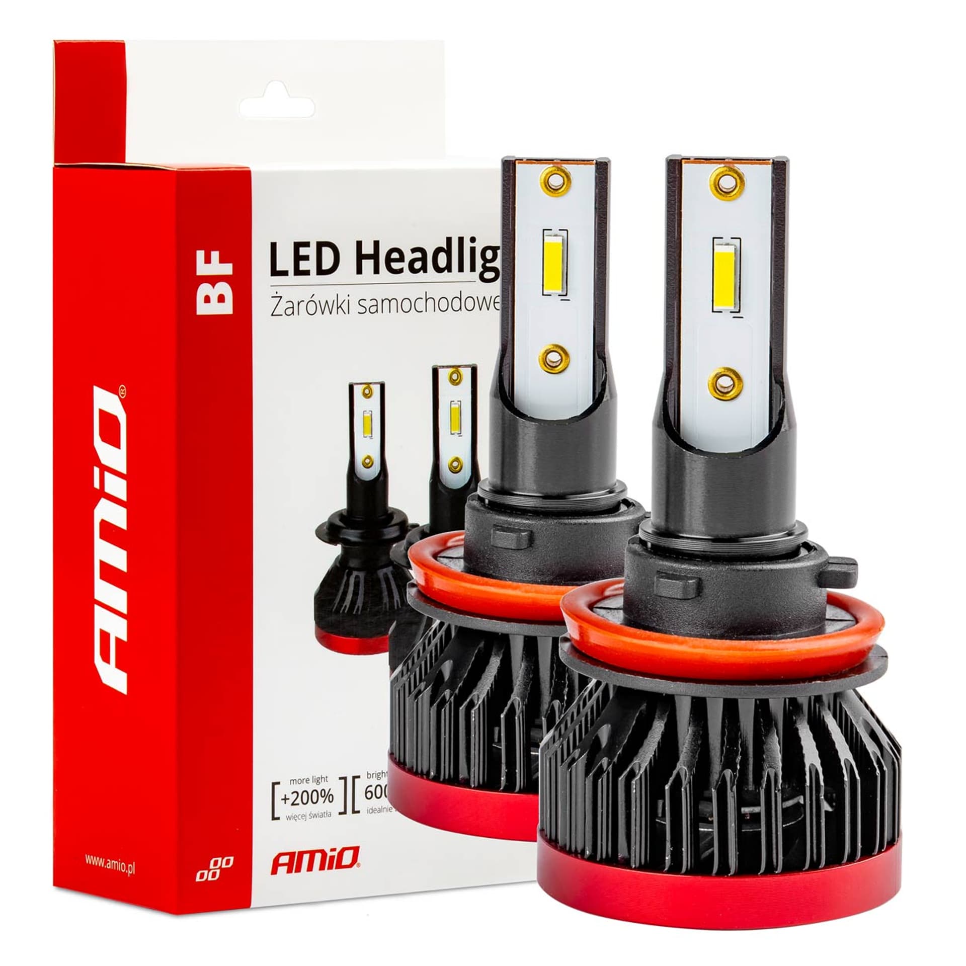 

Żarówki samochodowe led bf series amio h8 h9 h11 amio-02245