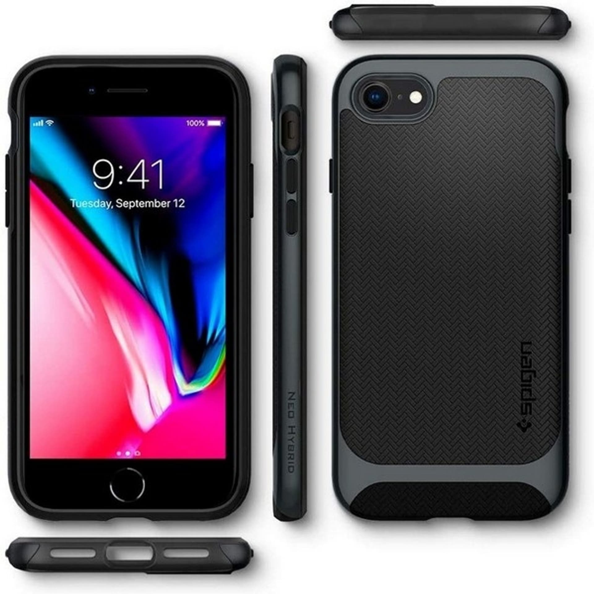 

Spigen Neo Hybrid iPhone 7/8/SE 2020 / SE 2022 Metal Slate ACS00952