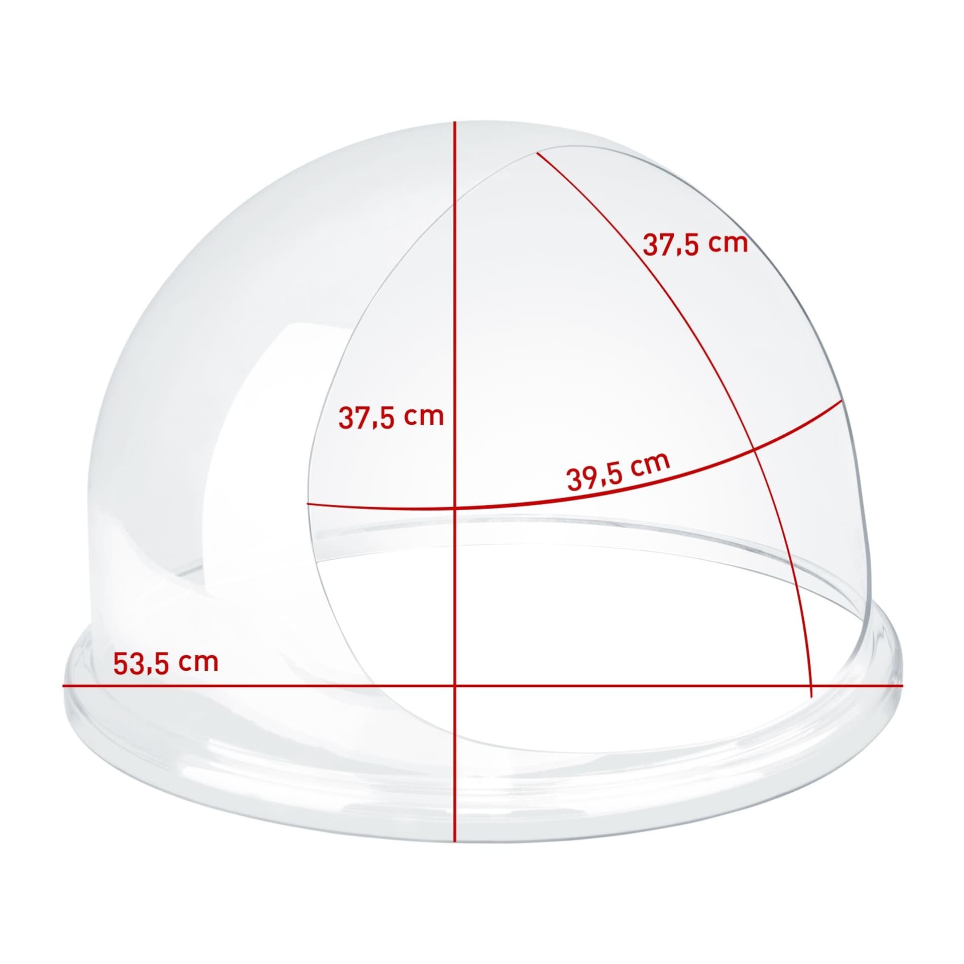 

Pokrywa ochronna / osłona klosz do maszyny do waty cukrowej 52cm