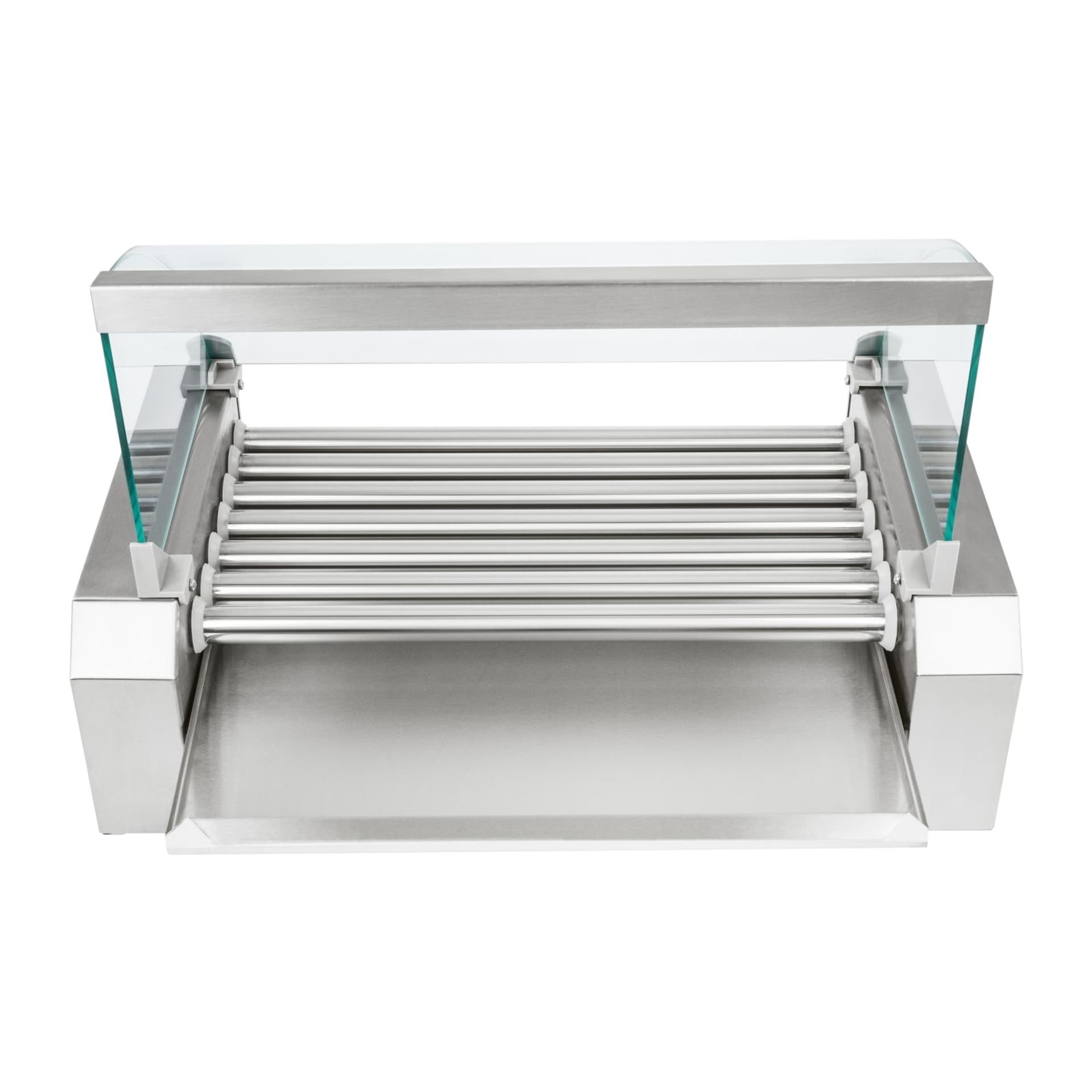 

Grill rolkowy z pokrywą roller grill podgrzewacz do parówek 7 rolek