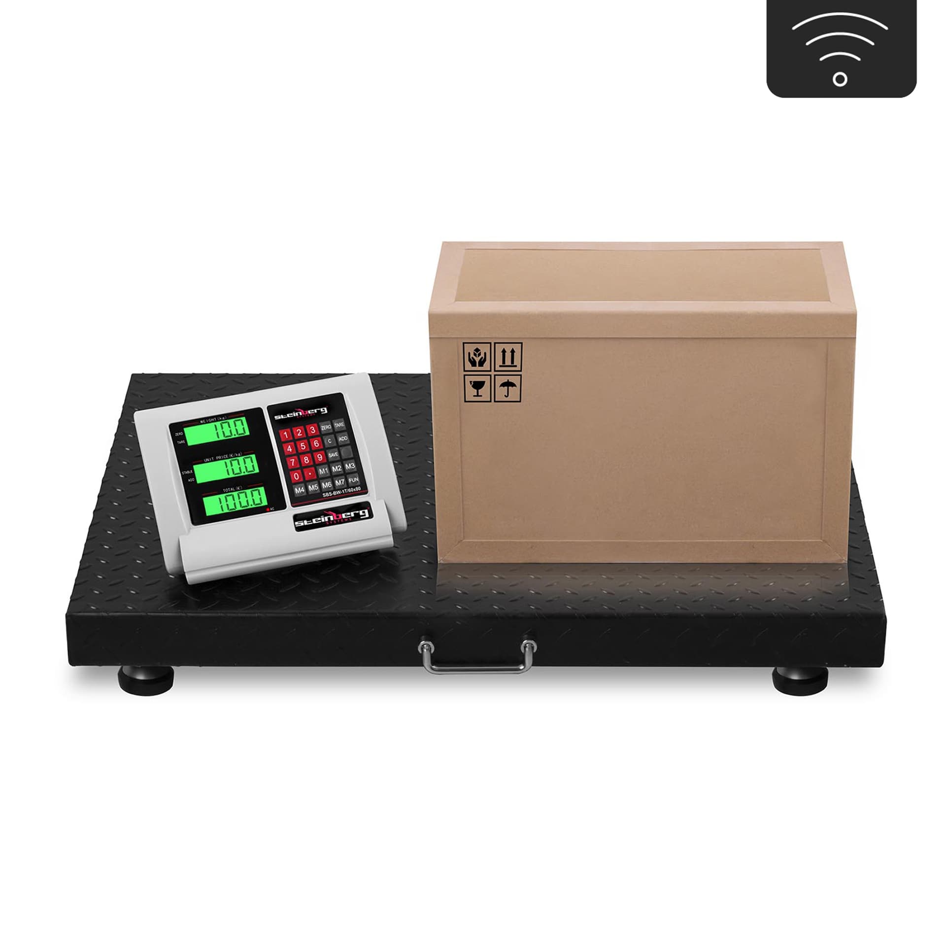 

Waga platforma magazynowa bezprzewodowa WiFi SBS-BW-1T LCD do 1 Tony