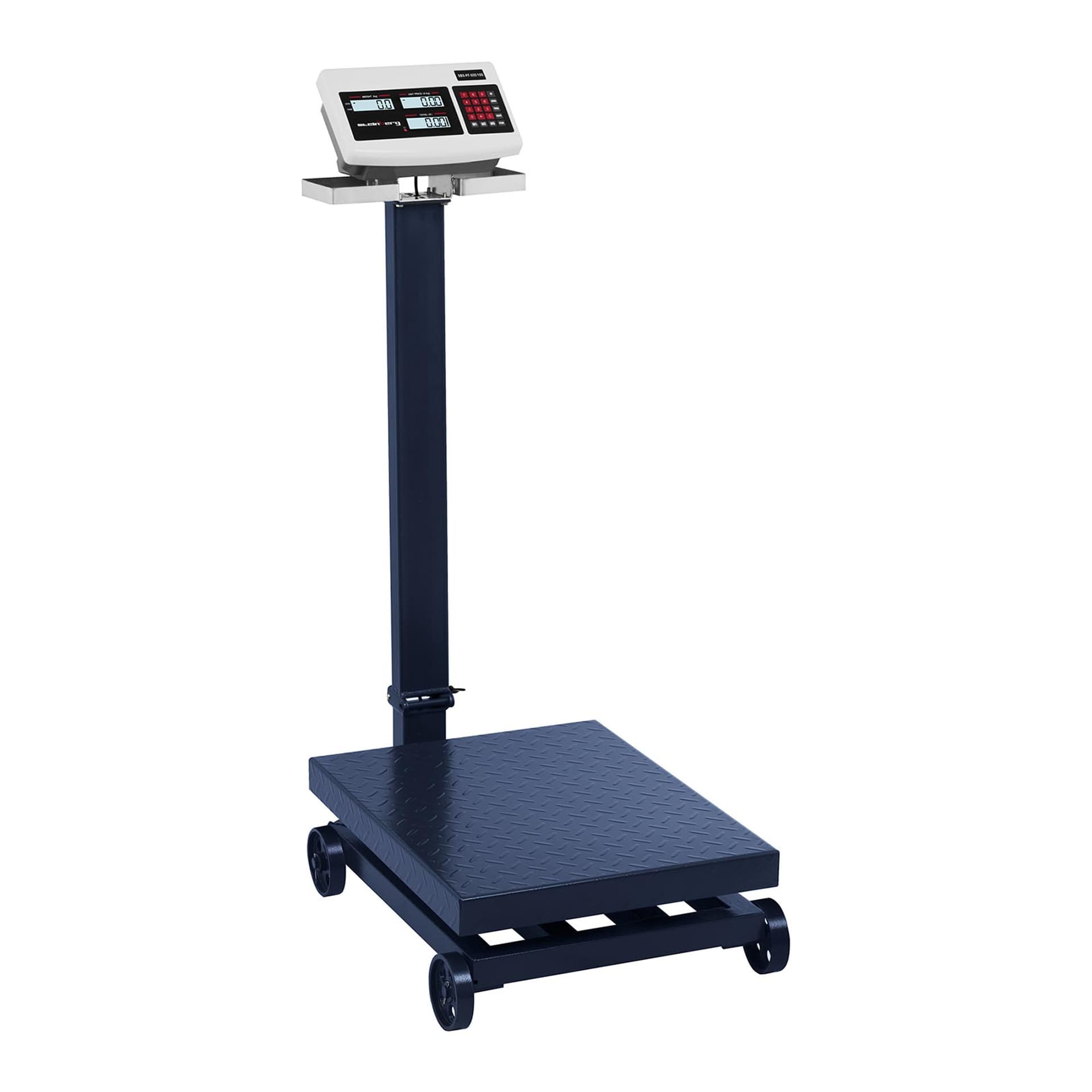 

Waga platformowa magazynowa z kółkami SBS-PF-600/100 LCD do 600kg