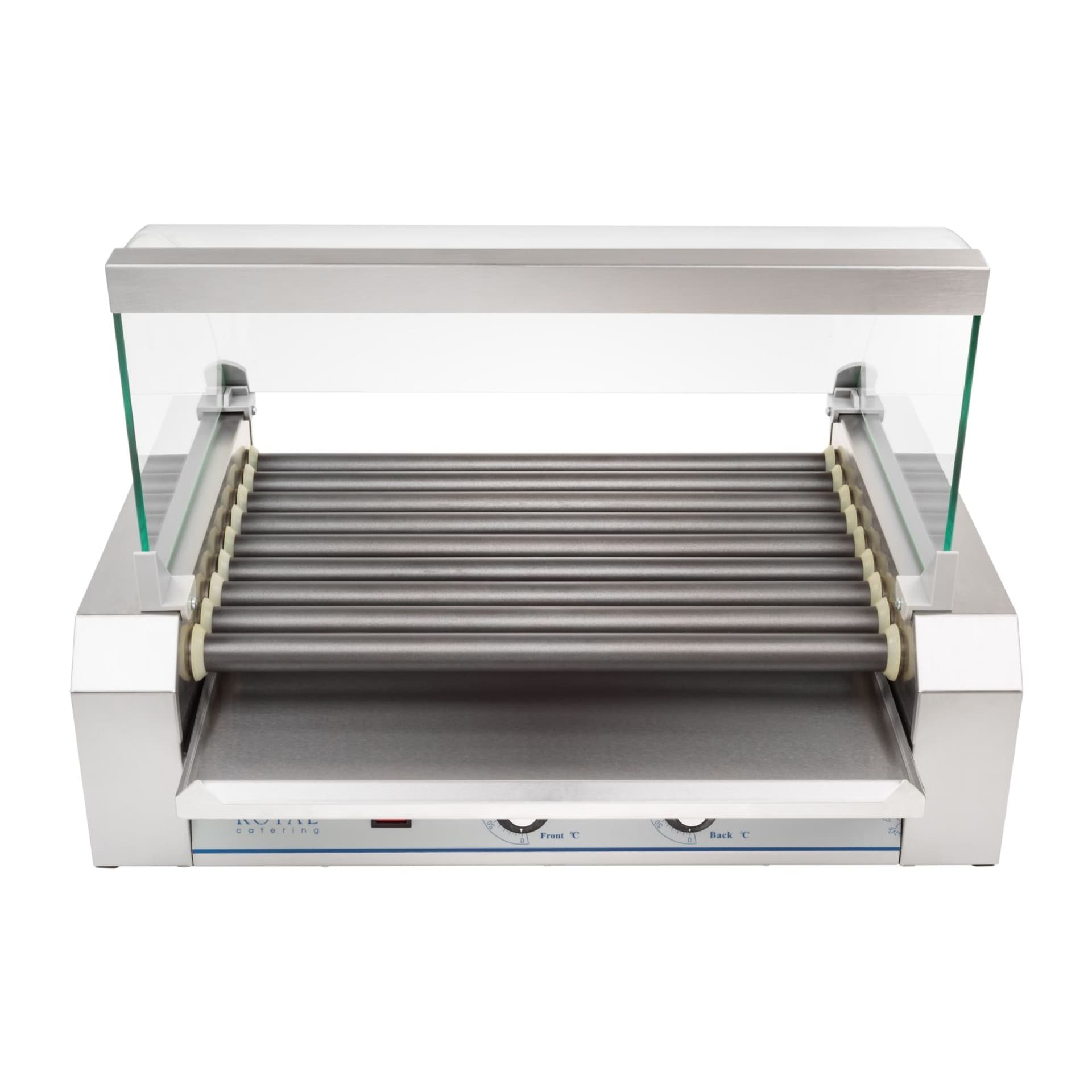 

Grill rolkowy z szybą Roller grill z rolkami z teflonu 9T
