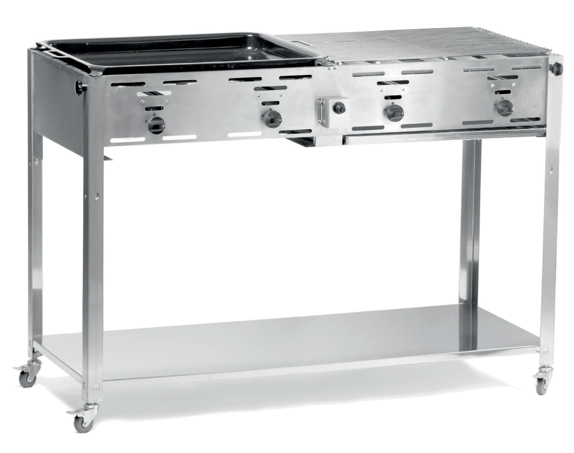 

Grill gazowy "Master Quattro" 4 palniki 22kW mobilny - Hendi 154908