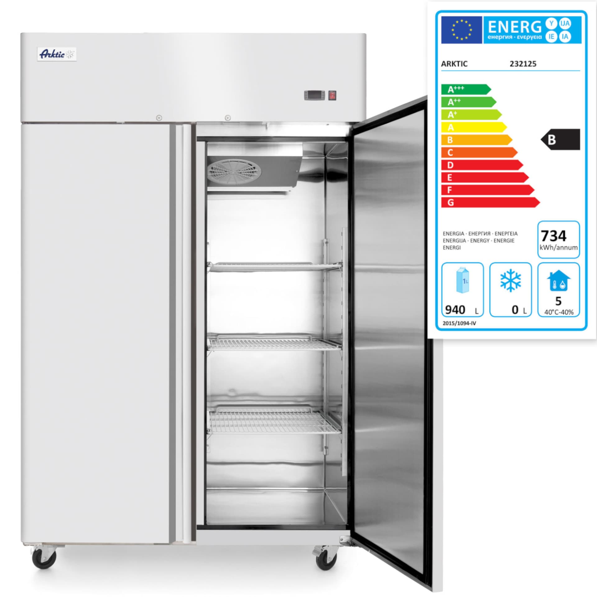

Szafa chłodnicza 2-drzwiowa Profi Line GN2/1 1300 L - Hendi 232125
