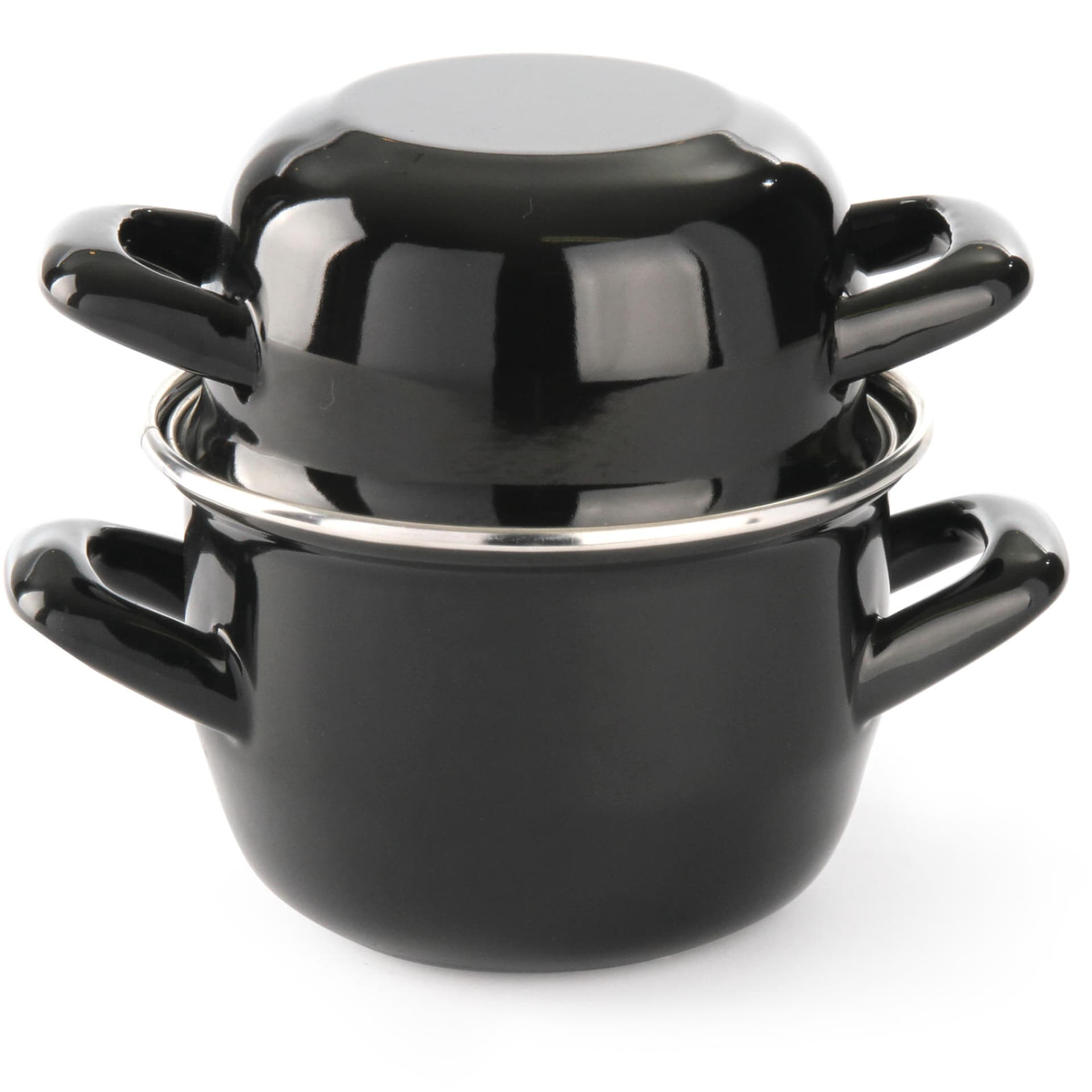 

Garnek do sosów z pokrywką 0,8 l śr. 12 cm - Hendi 625606