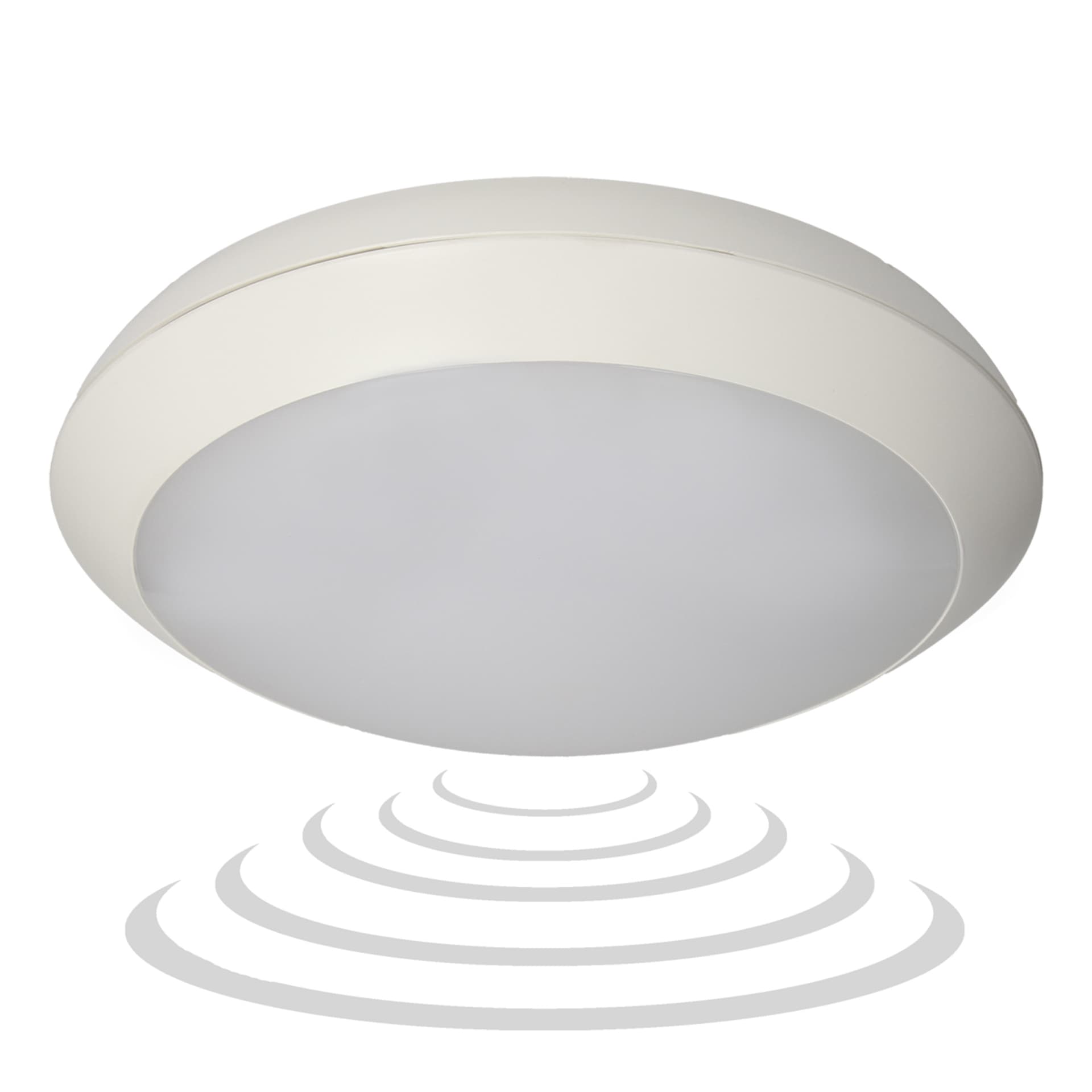 

Plafon PASAT LED z mikrofalowym czujnikiem ruchu, biały, 20W