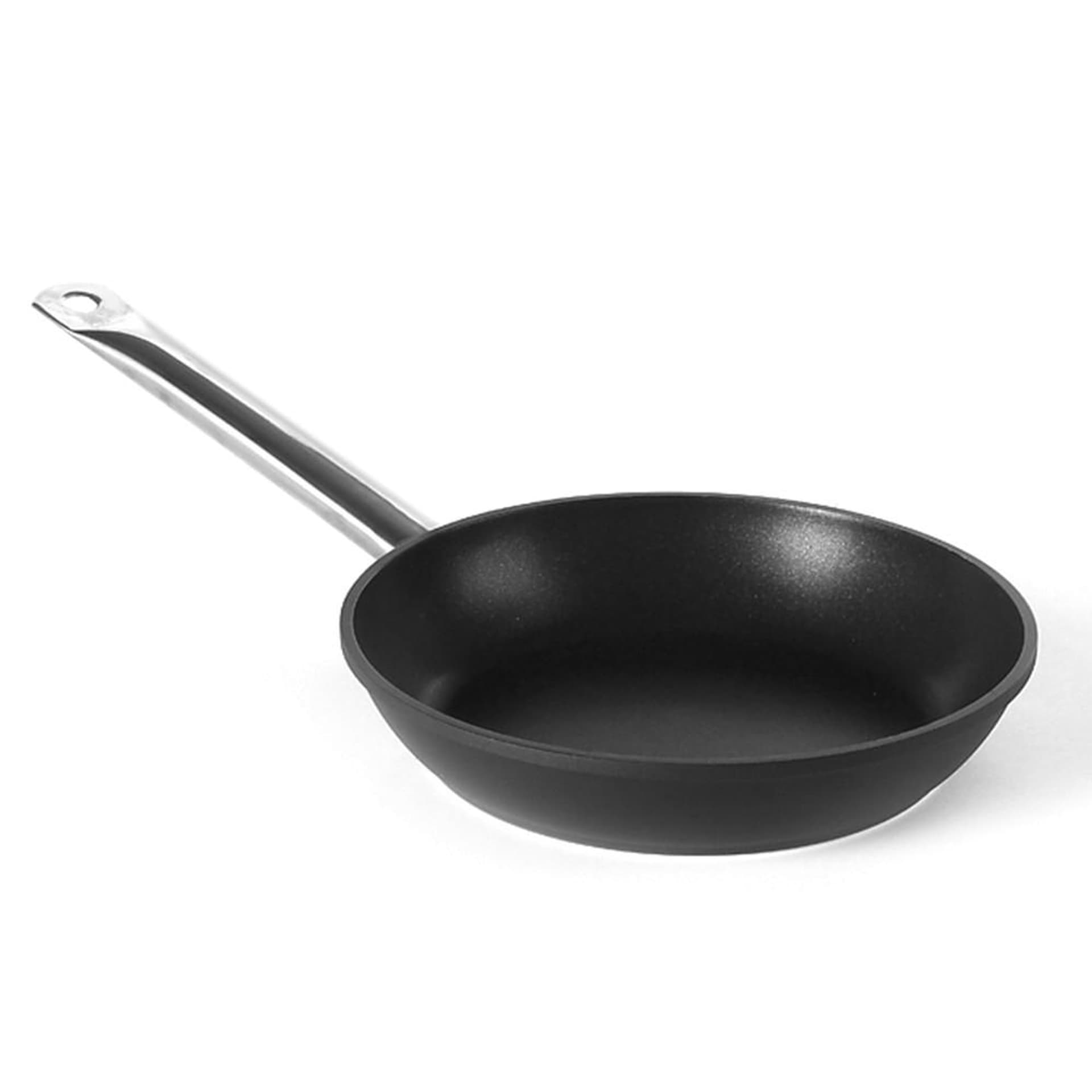 

Patelnia indukcyjna Profi Line z odlewu aluminium powlekana tytanem śr. 240 mm - Hendi 629154