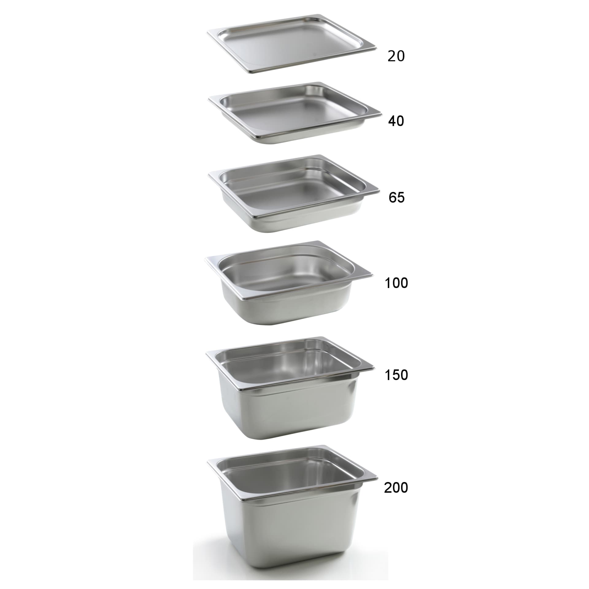 

Pojemnik GN Profi Line stalowy -40C do +300C GN 2/4 wys. 65mm - Hendi 801857