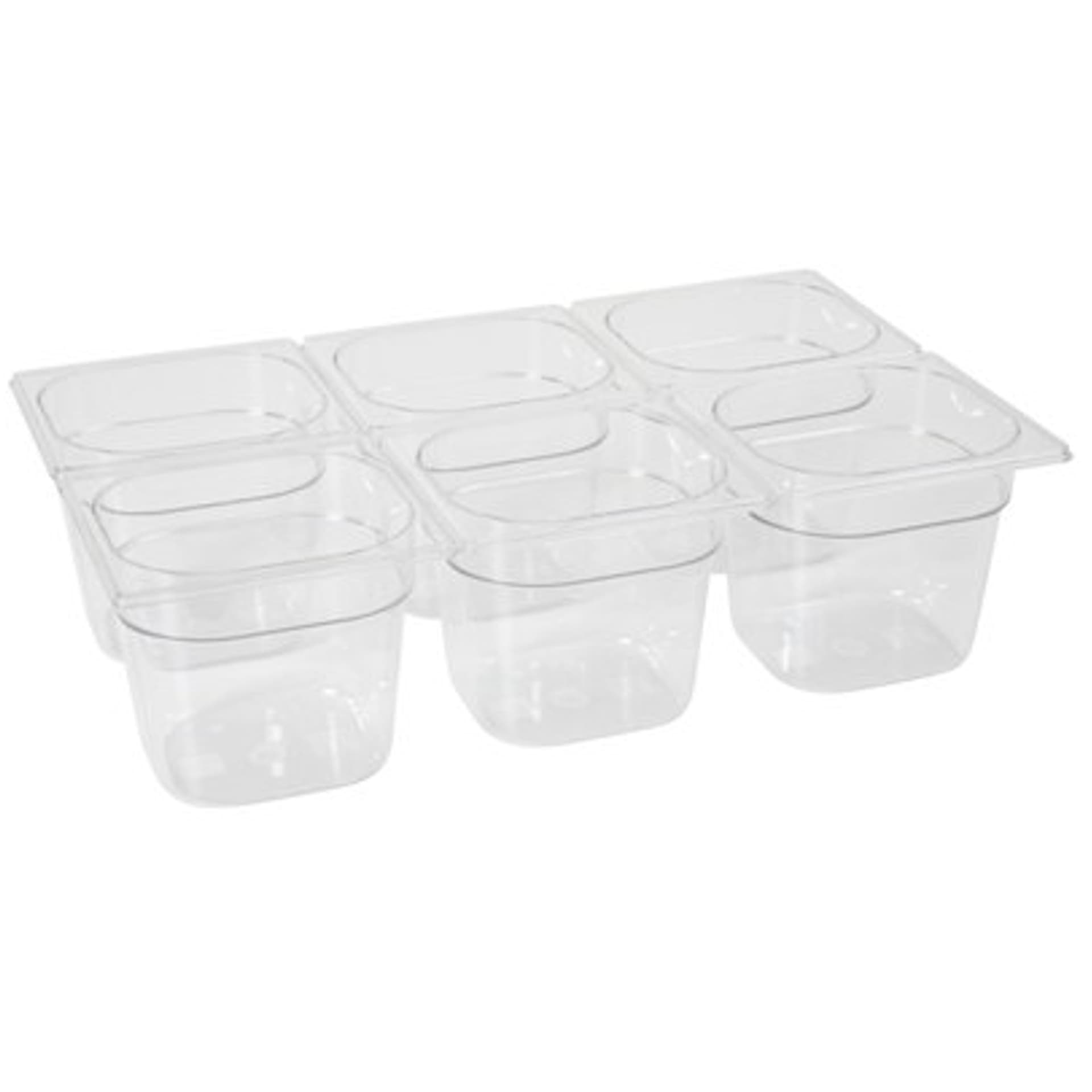 

Pojemnik GN przeźroczysty z poliwęglanu GN 1/6 wys. 200 mm - Hendi 861707