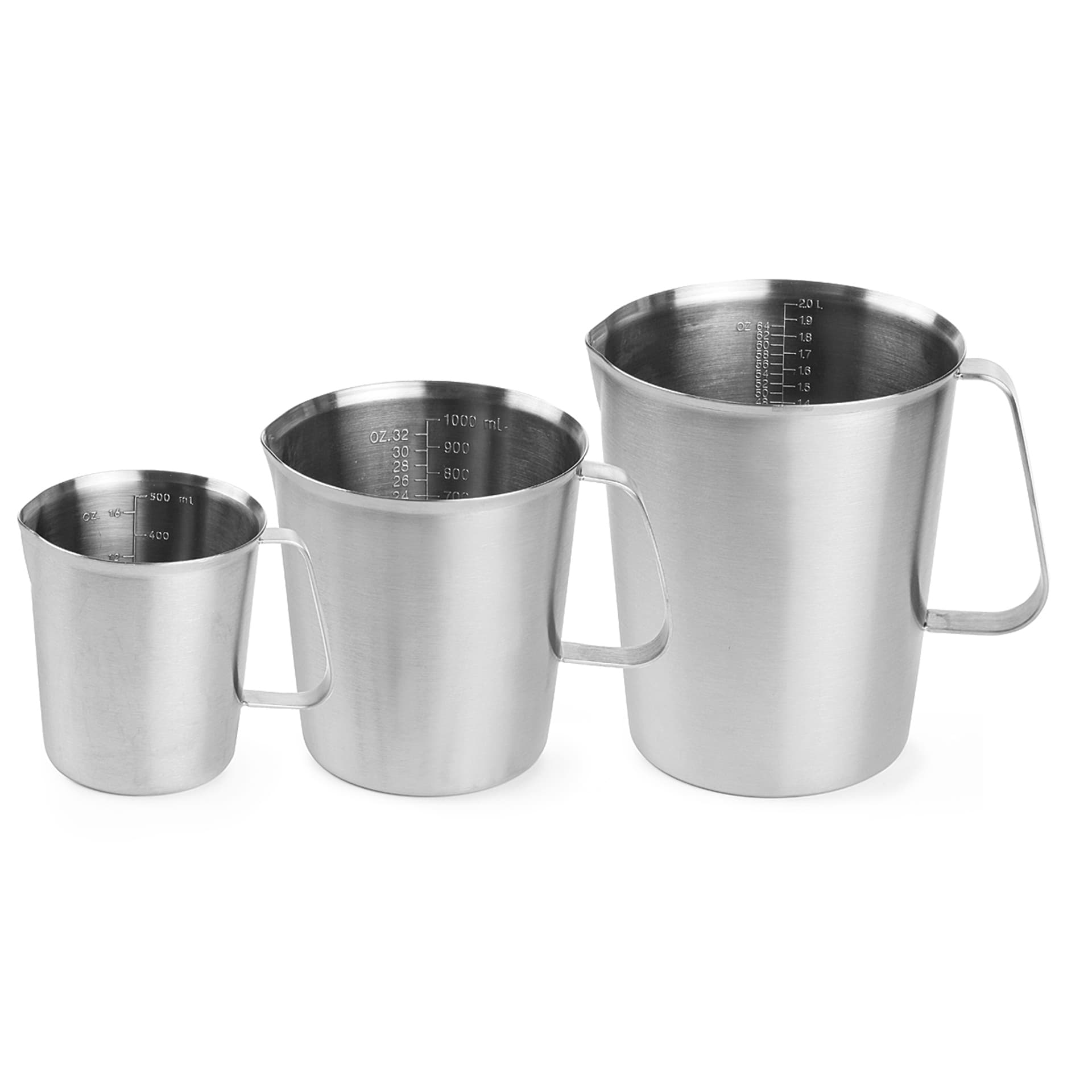 

Miarka do kuchni z podziałką ze stali nierdzewnej 0.5 l - Hendi 516102