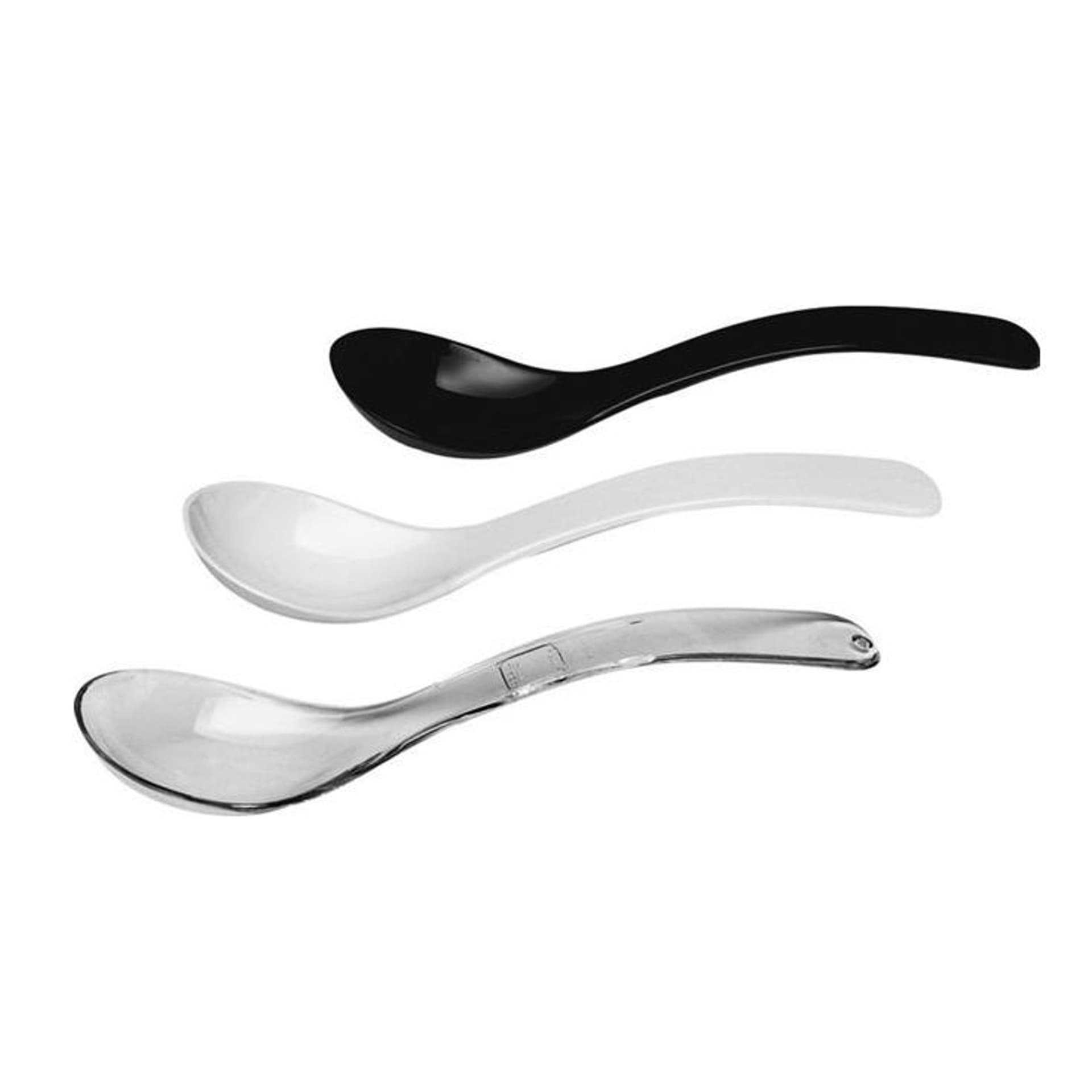 

Łyżka do sałatek z tworzywa SAN do 80C czarna dł. 335 mm - Hendi 564455