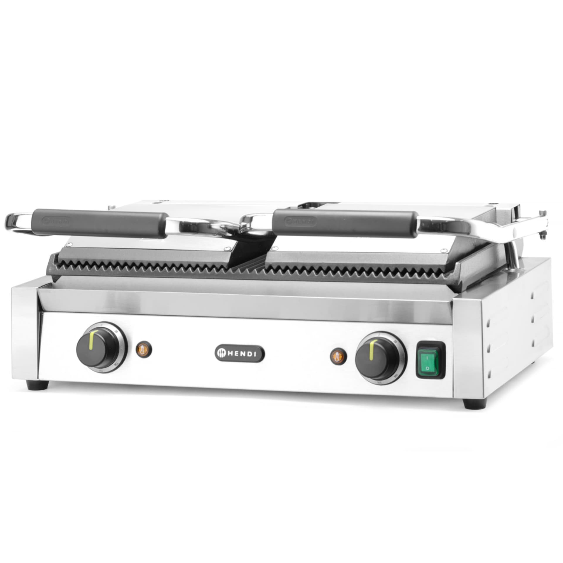 

Kontakt grill kontaktowy ryflowany podwójny 3600W - Hendi 263709