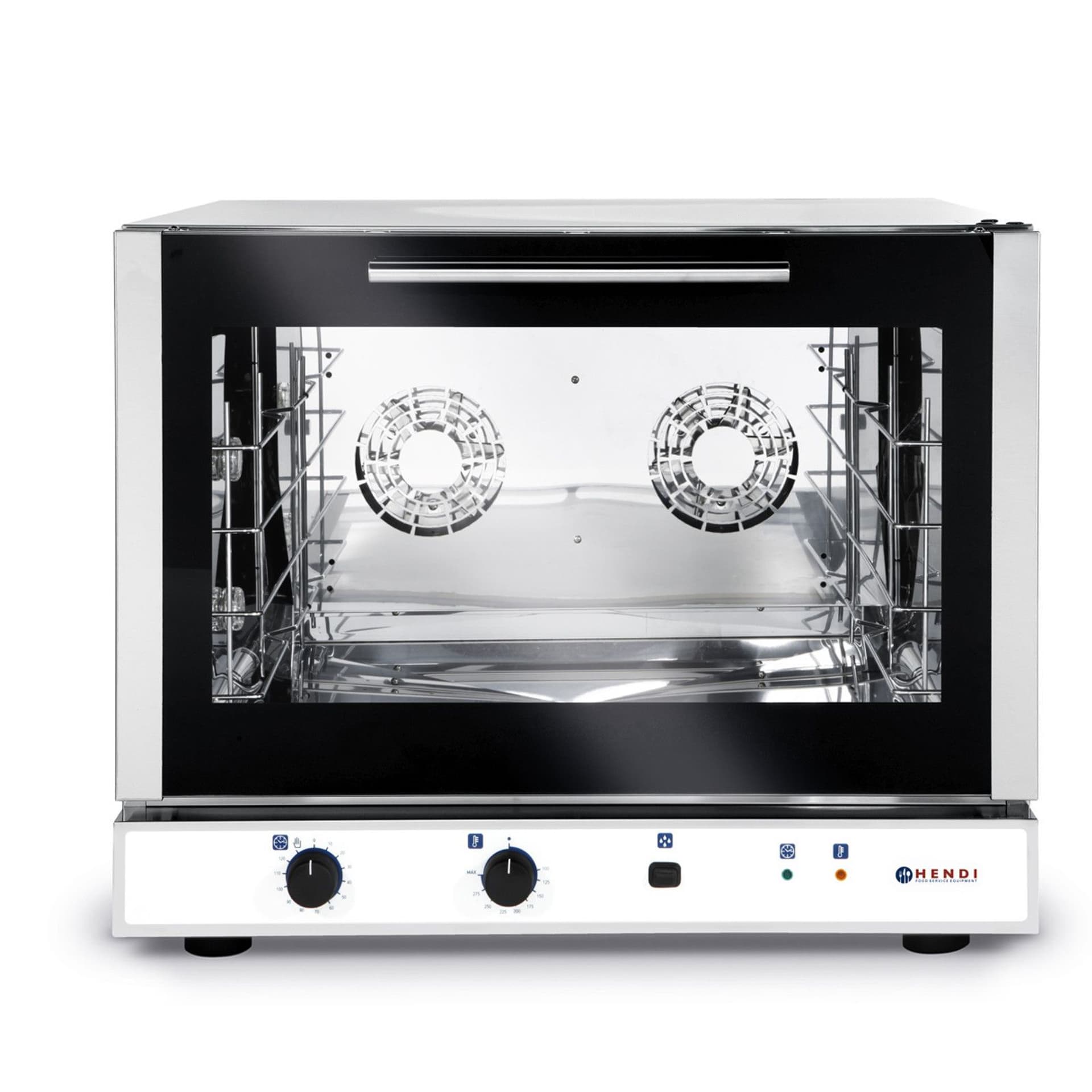 

Piec konwekcyjny piekarniczy z nawilżaniem 4 blachy 600x400mm 230V 3400W - Hendi 225516
