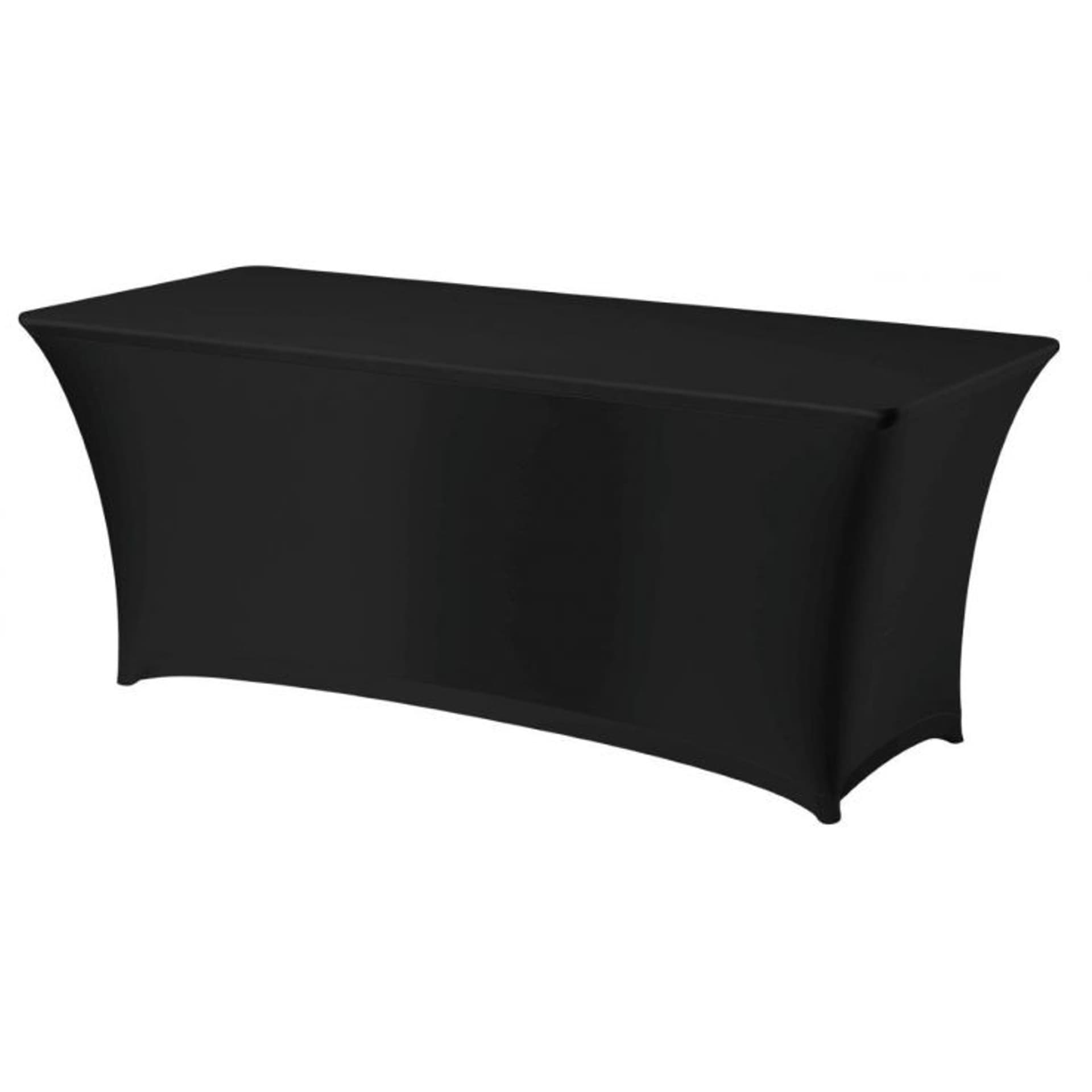 

Obrus prostokątny bez prasowania 150x760cm tkanina Jersey czarny - Hendi 814406