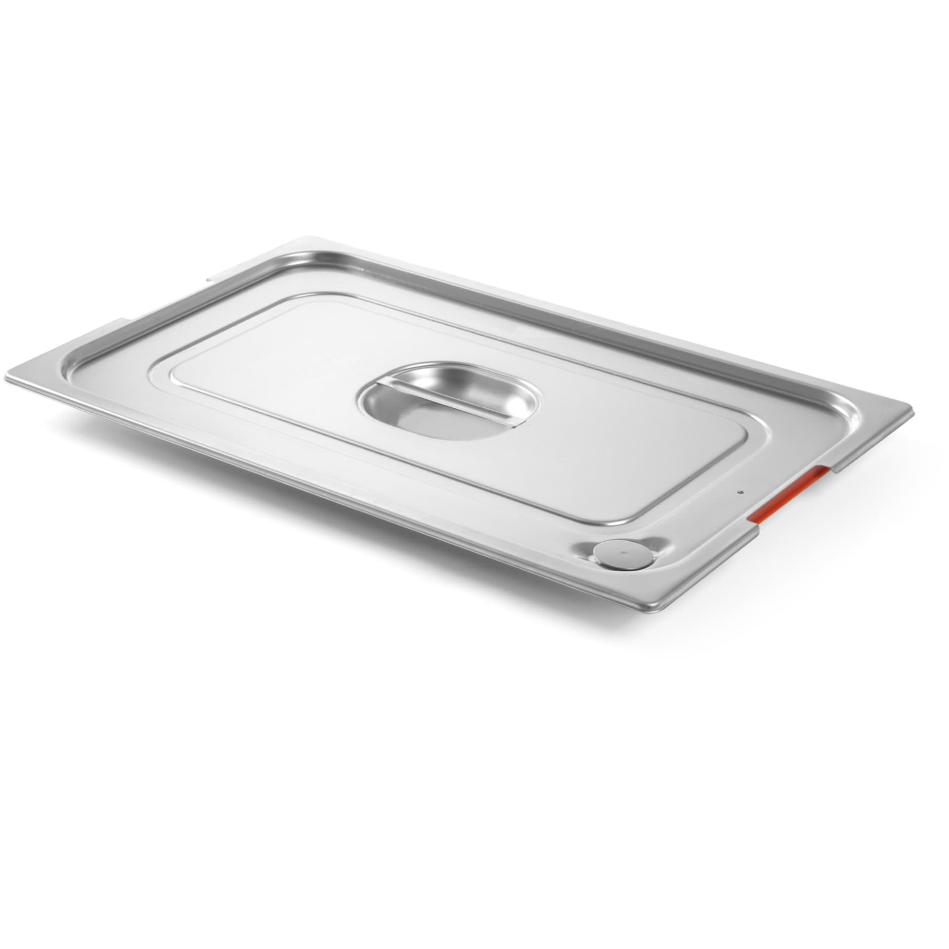 

Pokrywka do pojemnika GN Profi Line z uszczelką silikonową i wycięciem na uchwyty GN2/3 354x325mm stal - Hendi 804315