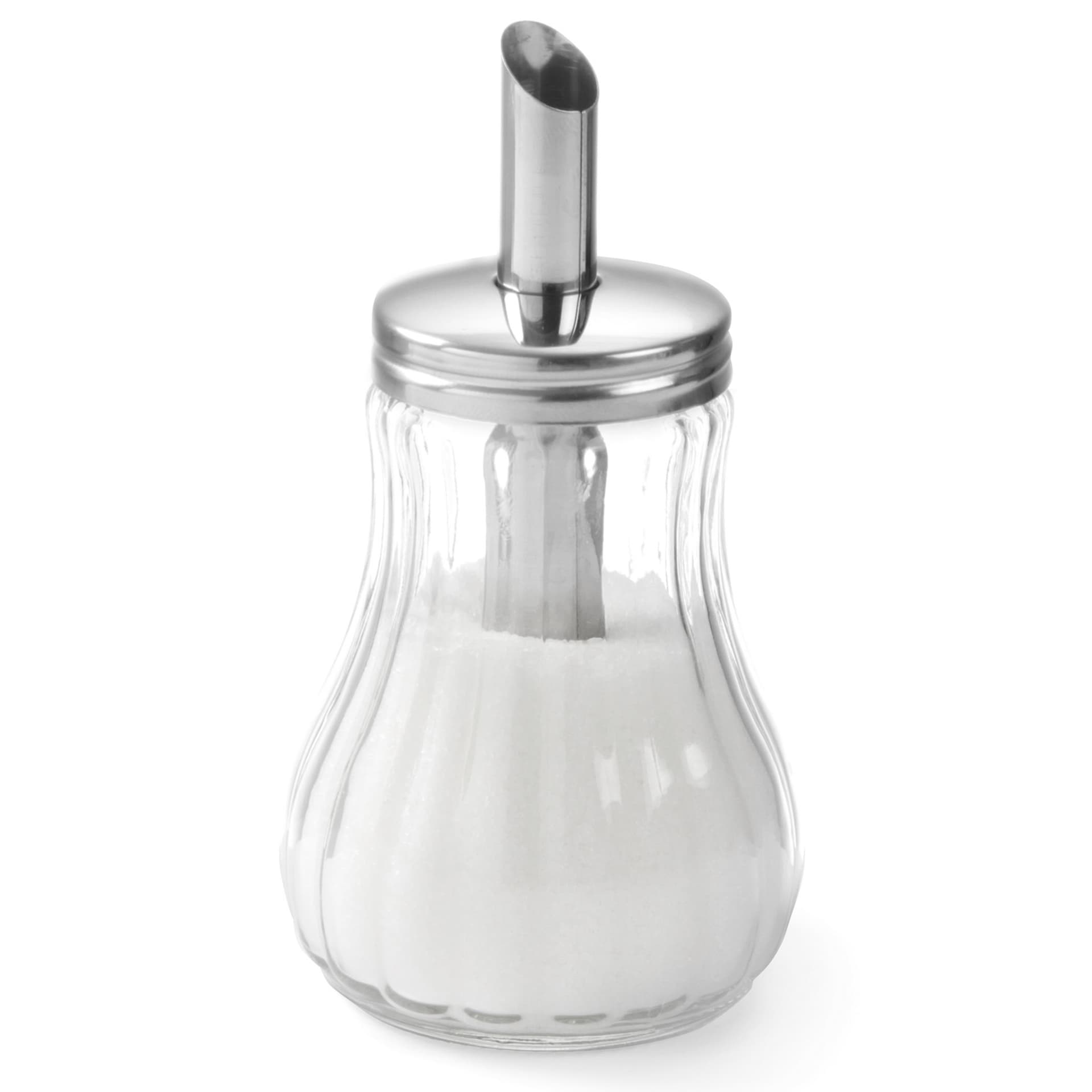 

Cukiernica szklana z dozownikiem cukru śr. 80mm 200ml - Hendi 452400
