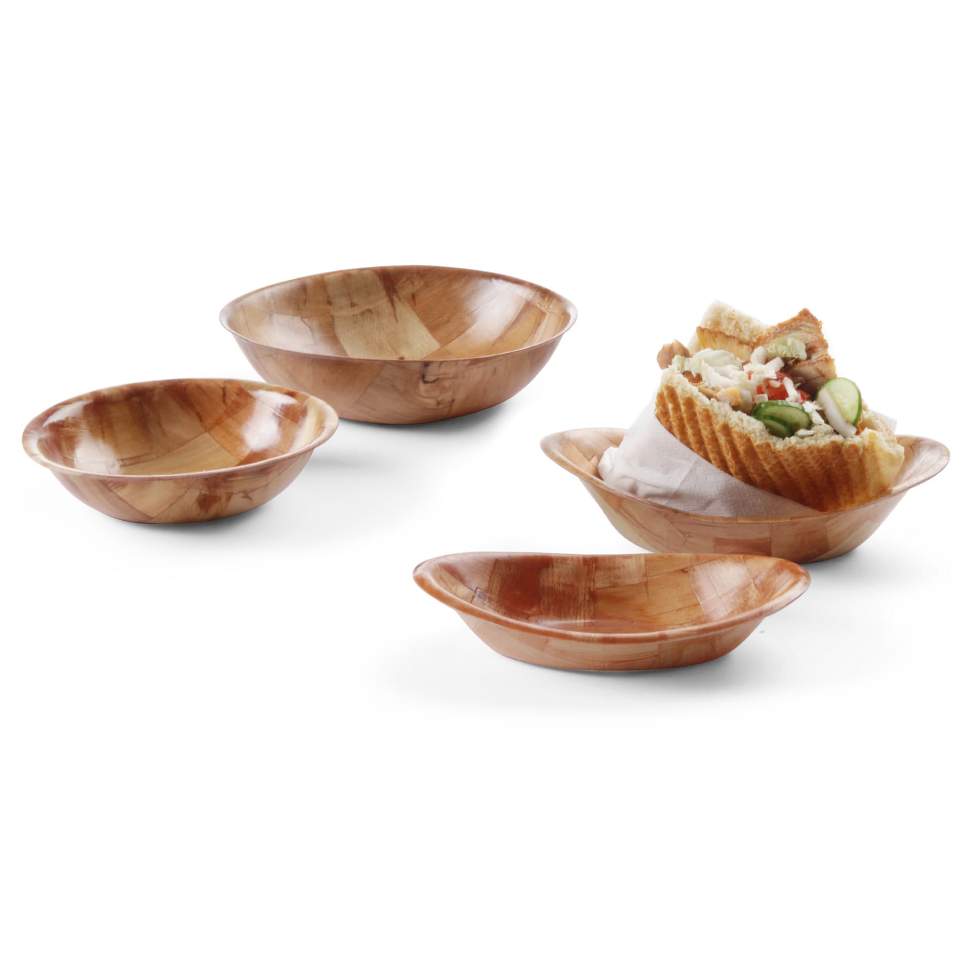 

Miska drewniana kuchenna owalna 230x180mm - Hendi 425602