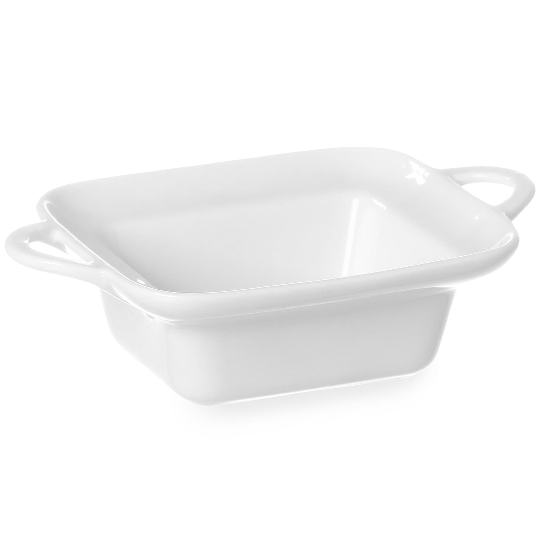 

Półmisek do zapiekania prostokątny z uszami 100x140x45mm biała porcelana - Hendi 784105