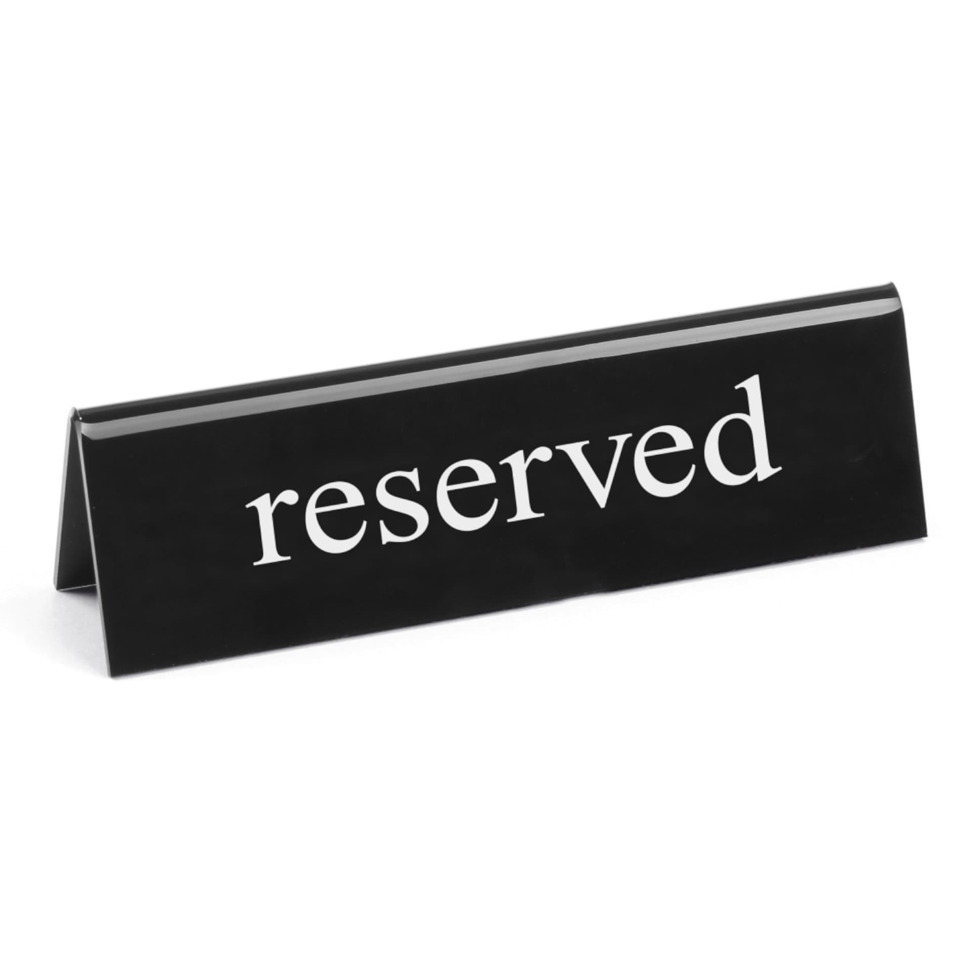 

Tabliczka informacyjna dwustronna REZERWACJA RESERVED tworzywo plexiglas EN - Hendi 663462