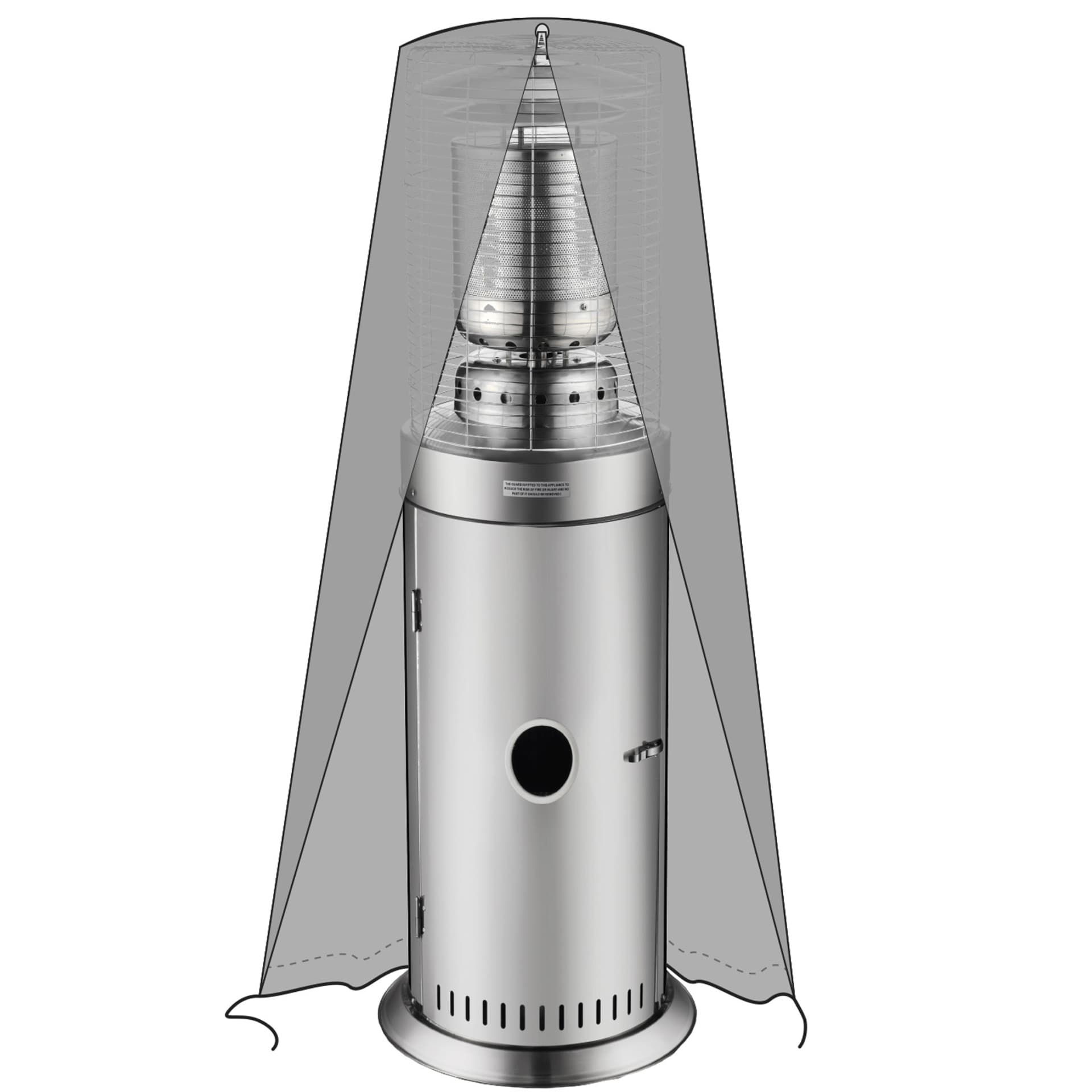

Pokrowiec do lampy grzewczej promiennika ciepła śr. 58cm wys. 146cm
